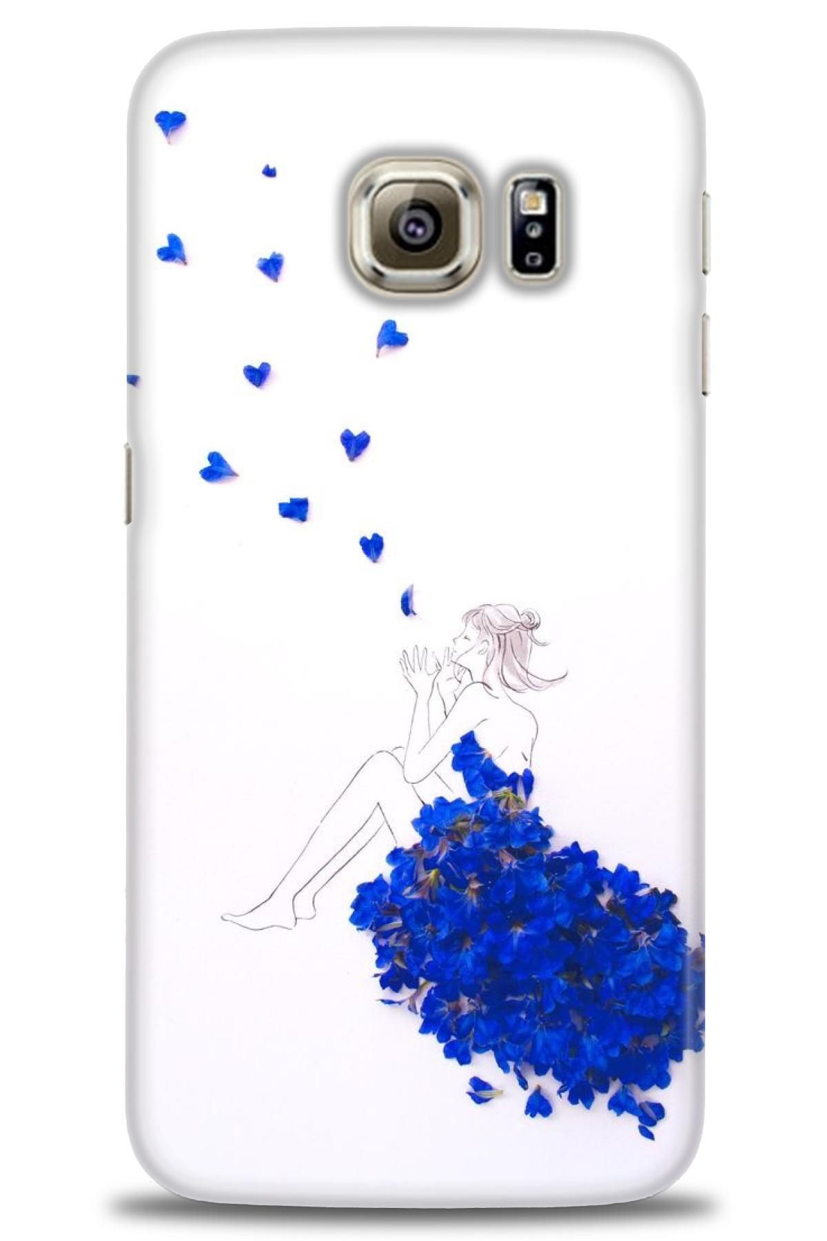 CooperTech Samsung Galaxy S6 Edge İle Uyumlu HD Baskılı Desenli Silikon Kılıf - 739