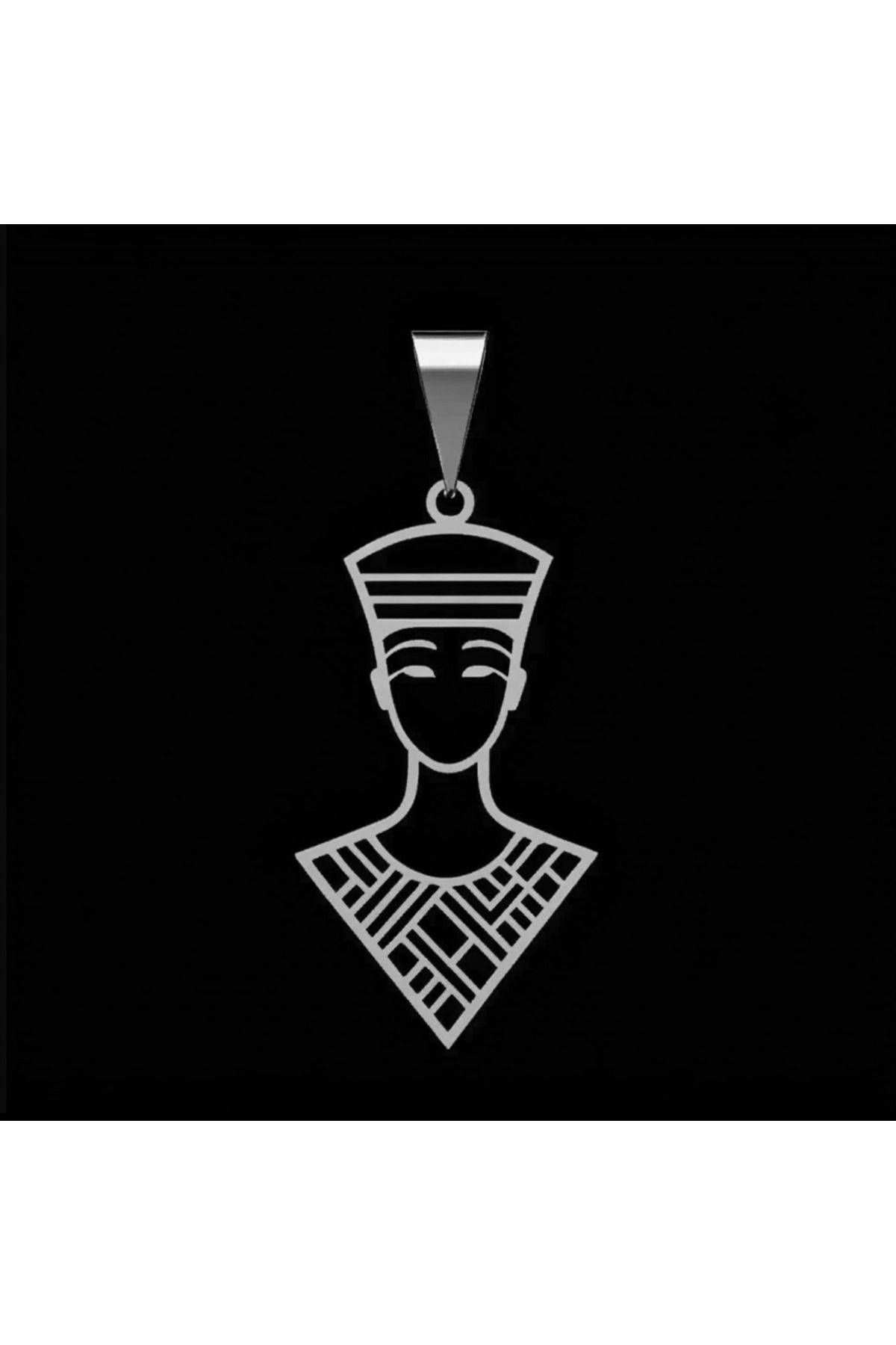 TabiTela 925 Ayar gümüş kolye Nefertiti SM4349