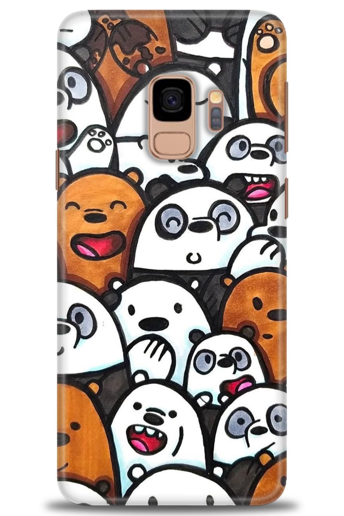 CooperTech Samsung Galaxy S9 İle Uyumlu HD Baskılı Desenli Silikon Kılıf - 504