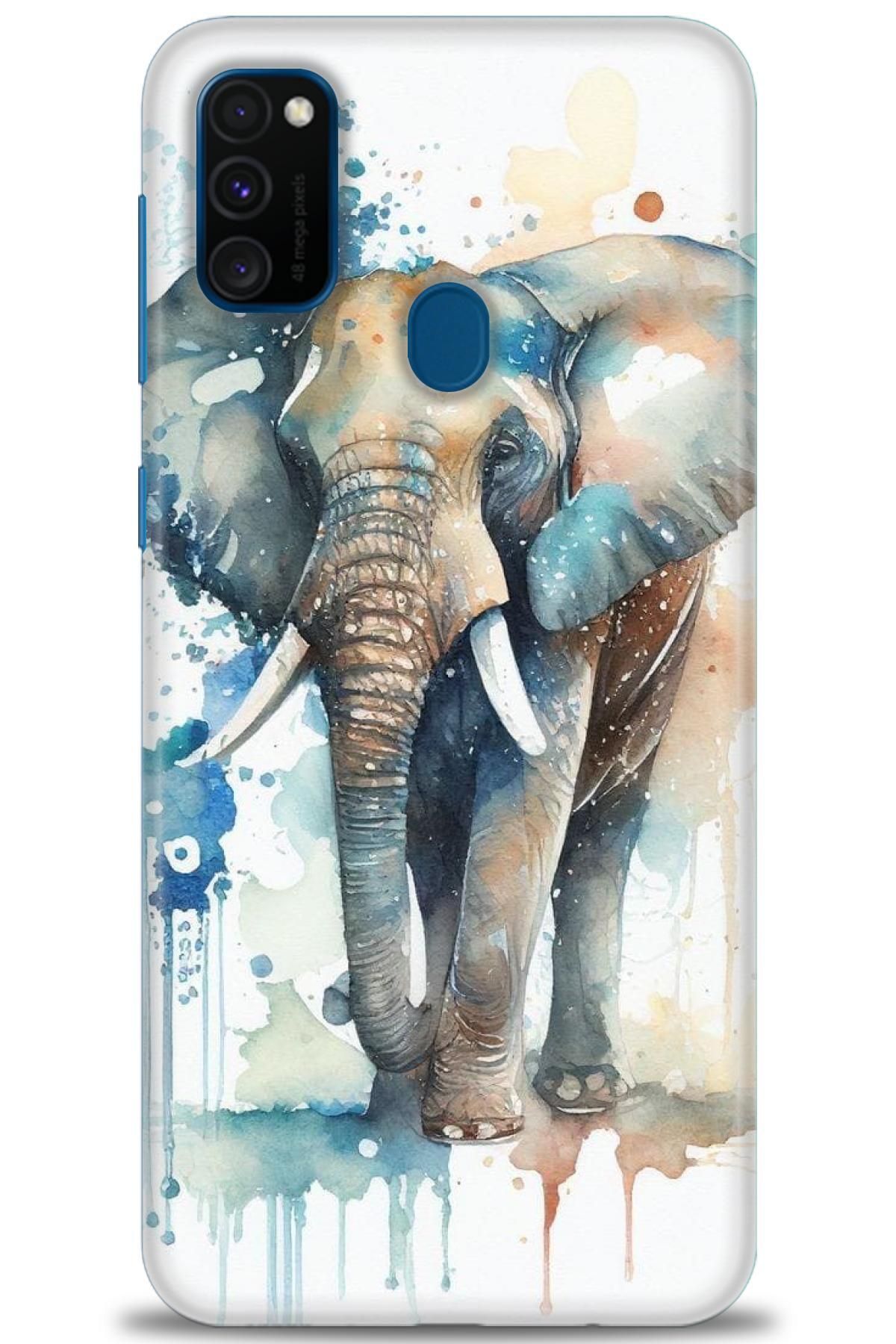 CooperTech Samsung Galaxy M30S İle Uyumlu HD Baskılı Desenli Silikon Kılıf - 109