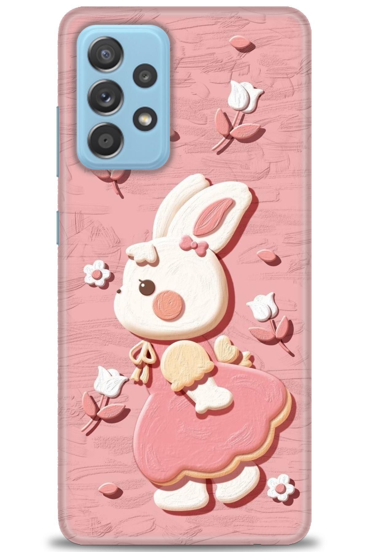 CooperTech Samsung Galaxy A52 İle Uyumlu HD Baskılı Desenli Silikon Kılıf - 838