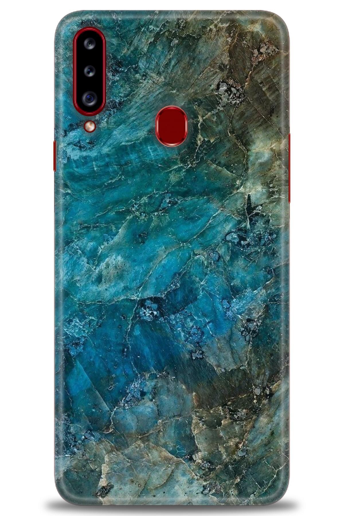 CooperTech Samsung Galaxy A20S İle Uyumlu HD Baskılı Desenli Silikon Kılıf - 216