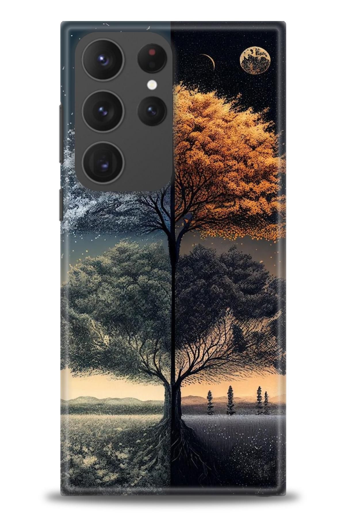 CooperTech Samsung Galaxy S23 Ultra İle Uyumlu HD Baskılı Desenli Silikon Kılıf - 621