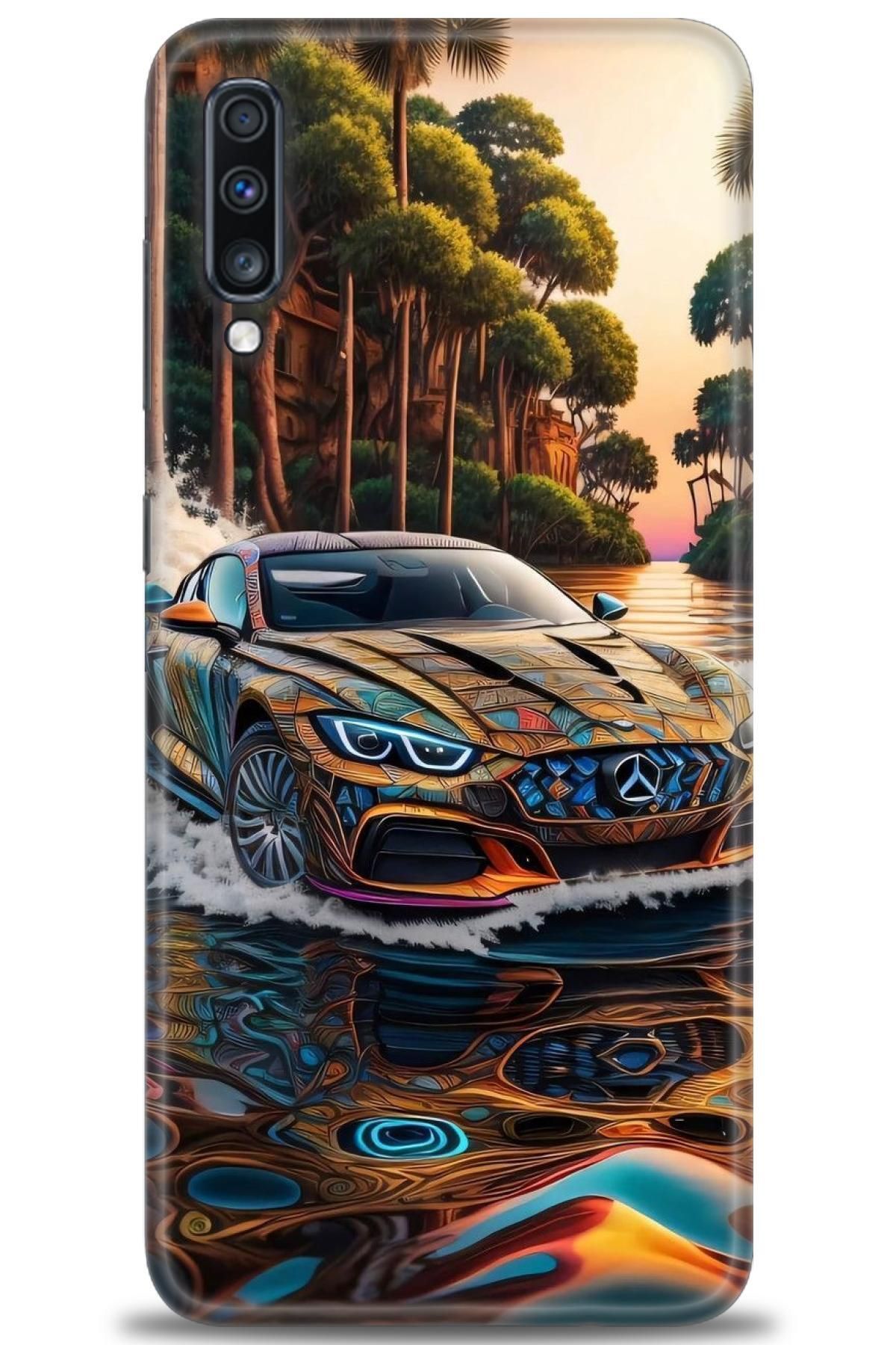 CooperTech Samsung Galaxy A70 İle Uyumlu HD Baskılı Desenli Silikon Kılıf - 577