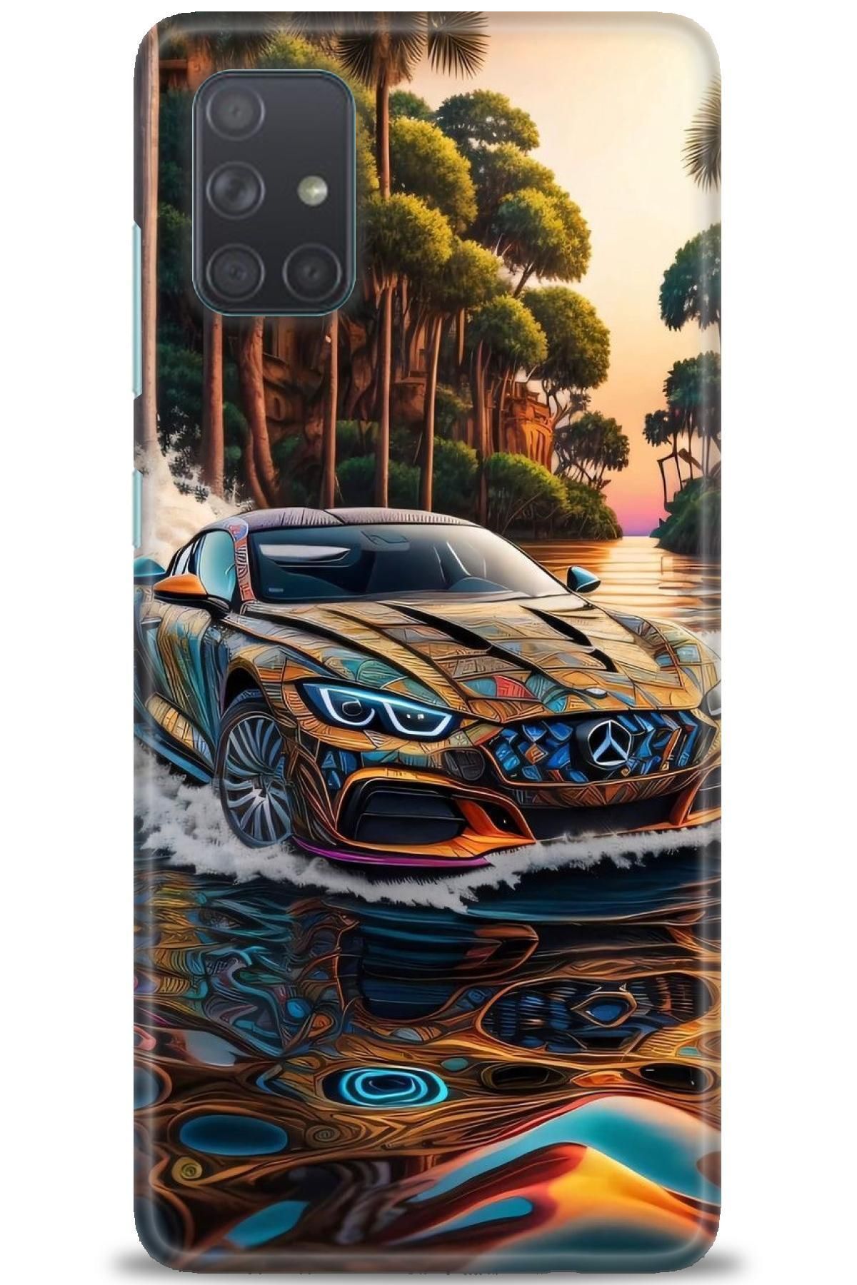 CooperTech Samsung Galaxy A51 İle Uyumlu HD Baskılı Desenli Silikon Kılıf - 577
