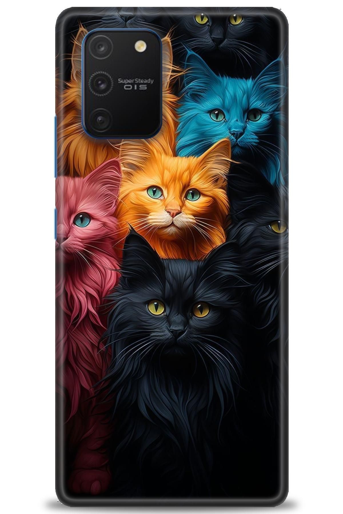 CooperTech Samsung Galaxy S10 Lite İle Uyumlu HD Baskılı Desenli Silikon Kılıf - 126