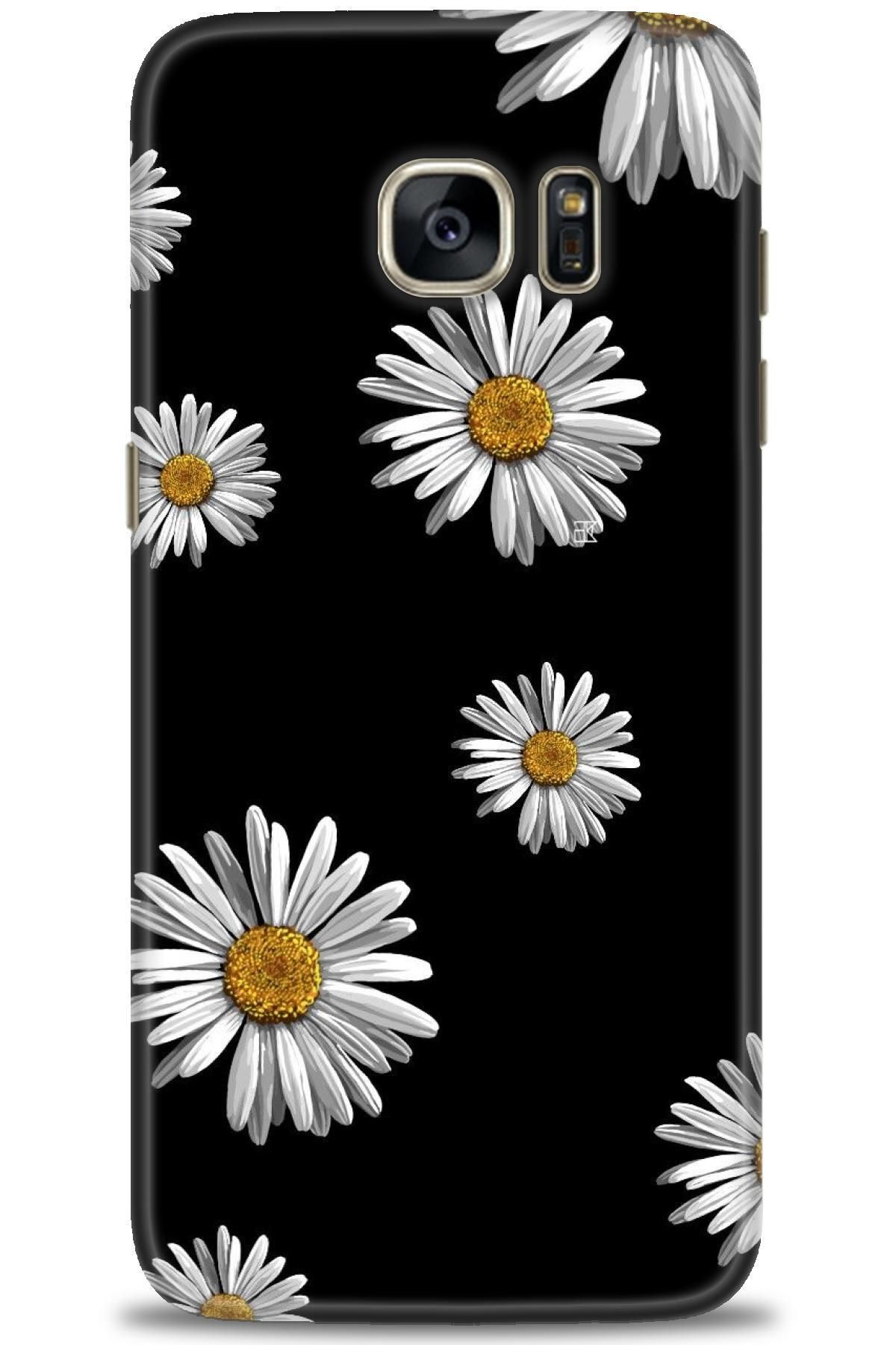CooperTech Samsung Galaxy S7 Edge İle Uyumlu HD Baskılı Desenli Silikon Kılıf - 414