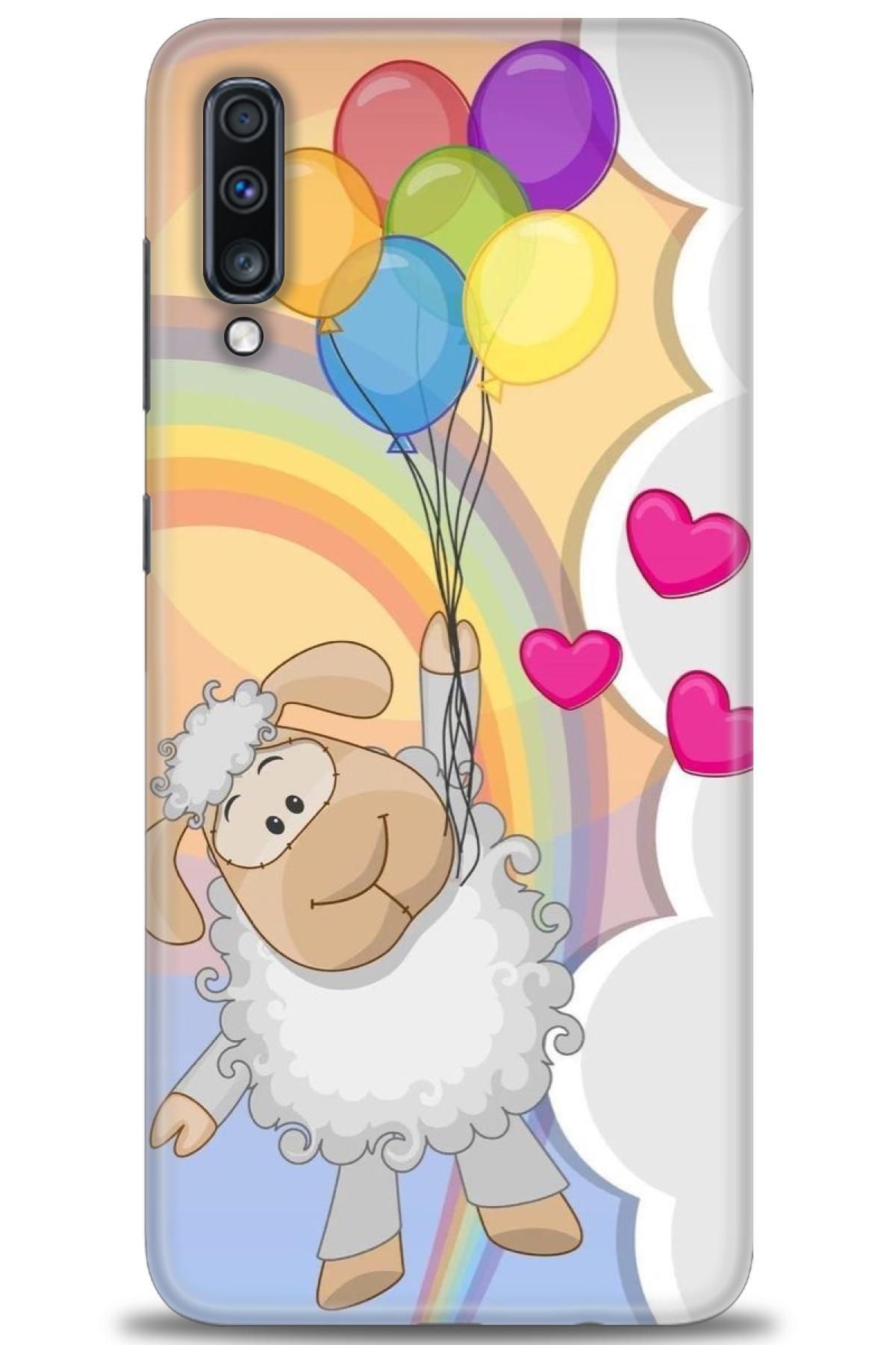 CooperTech Samsung Galaxy A70 İle Uyumlu HD Baskılı Desenli Silikon Kılıf - 658