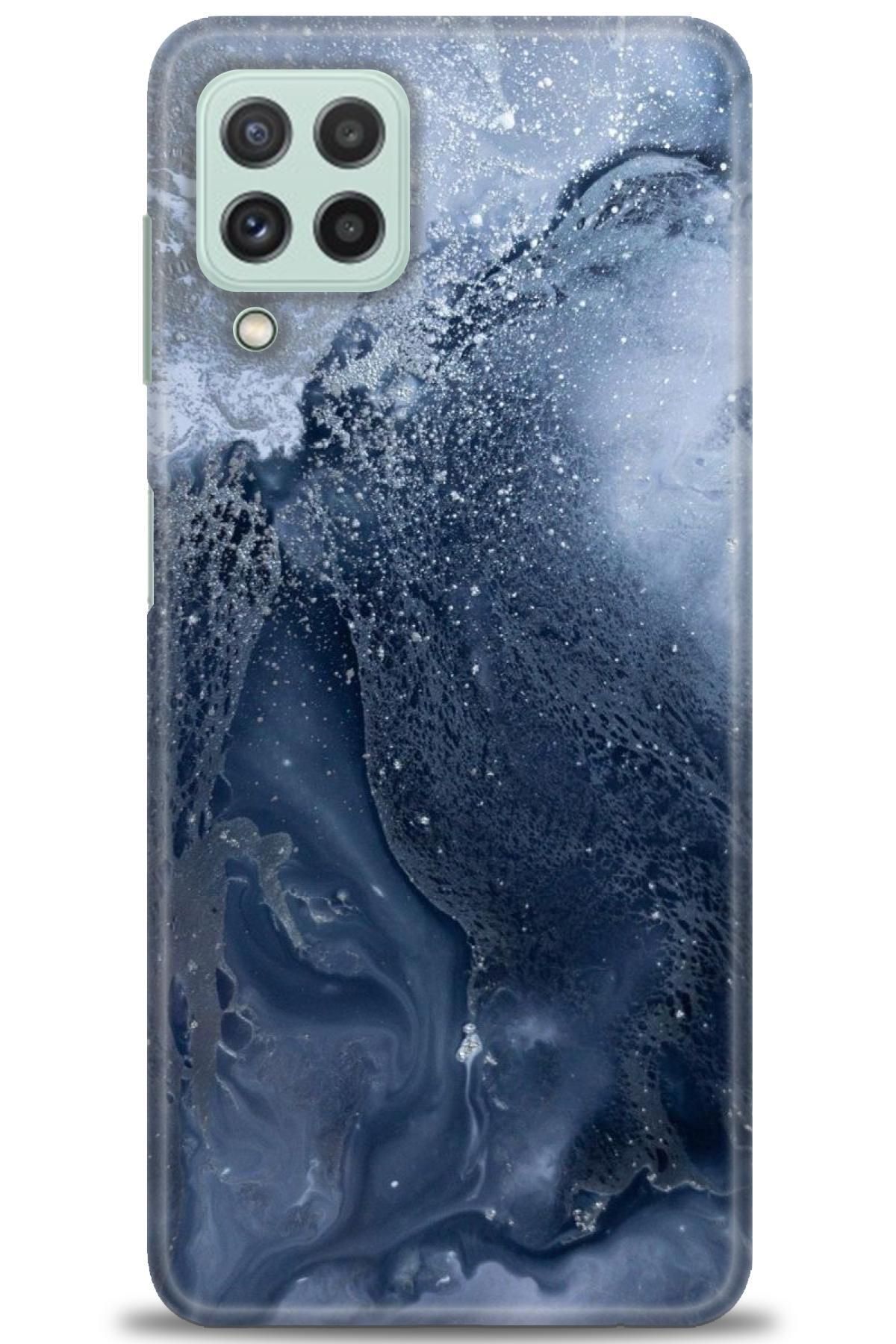 CooperTech Samsung Galaxy M32 İle Uyumlu HD Baskılı Desenli Silikon Kılıf - 405