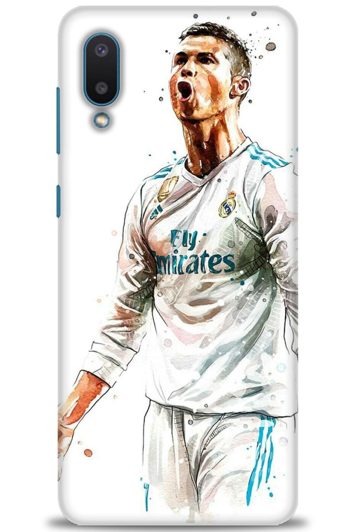 CooperTech Samsung Galaxy A02 İle Uyumlu HD Baskılı Desenli Silikon Kılıf - 865