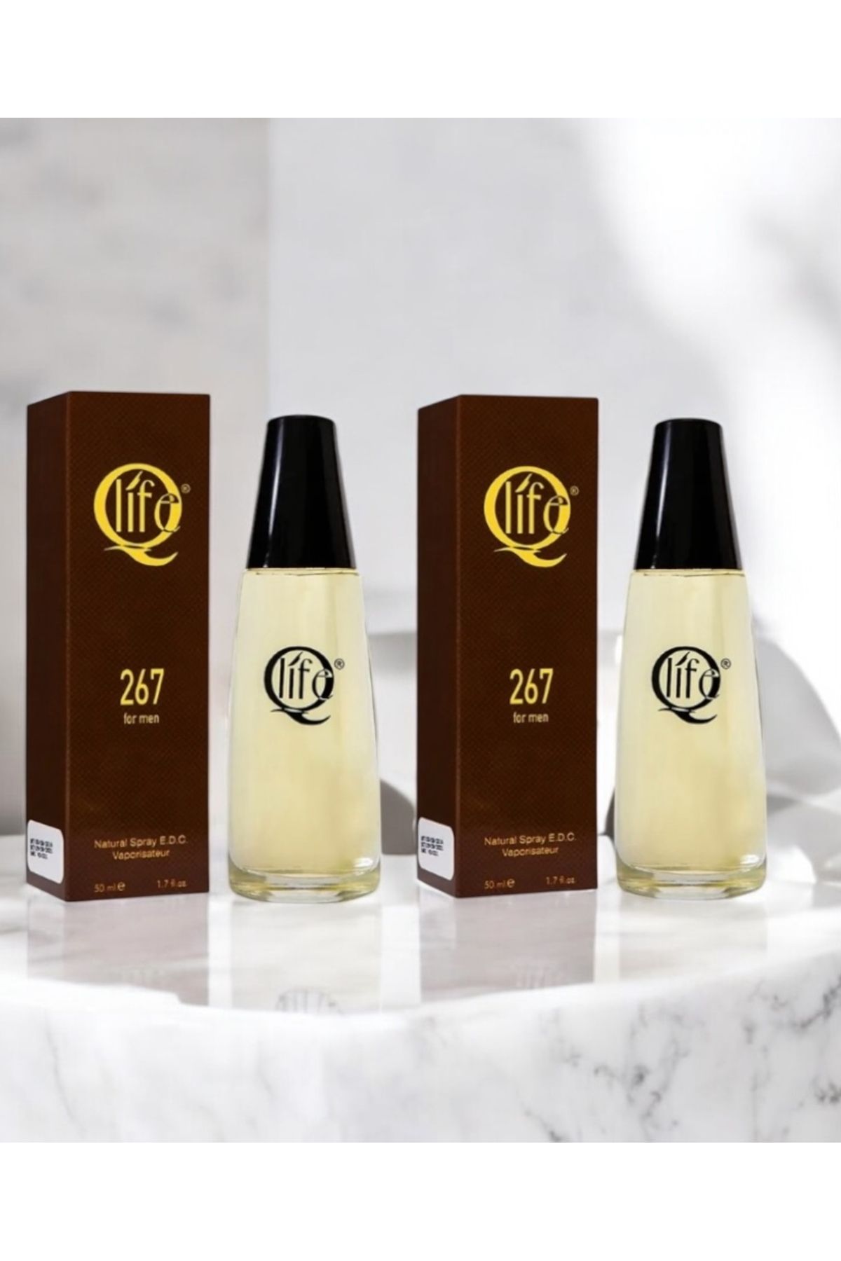 Qlife No:267 Tm Frd Tabacco Vanıle Erkek Parfüm 2 Adet 50 Ml