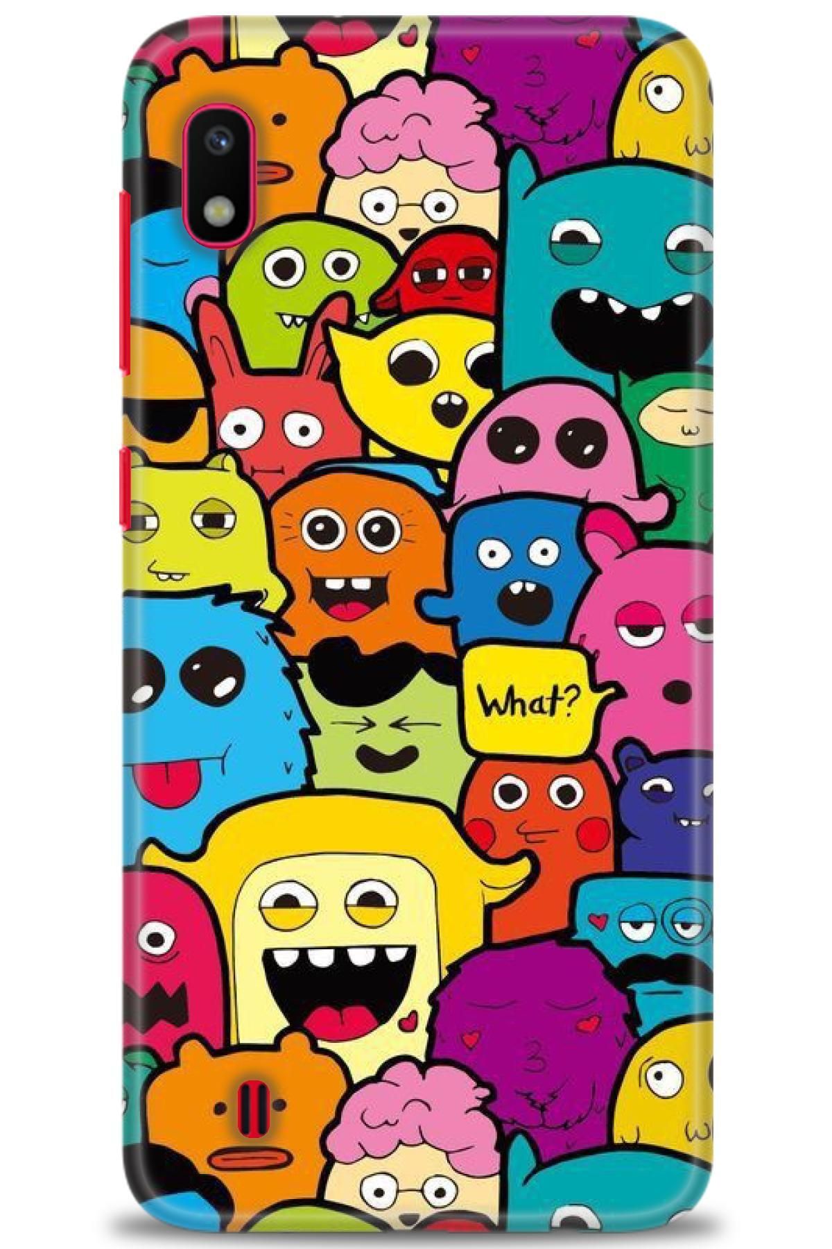 CooperTech Samsung Galaxy M10 İle Uyumlu HD Baskılı Desenli Silikon Kılıf - 289