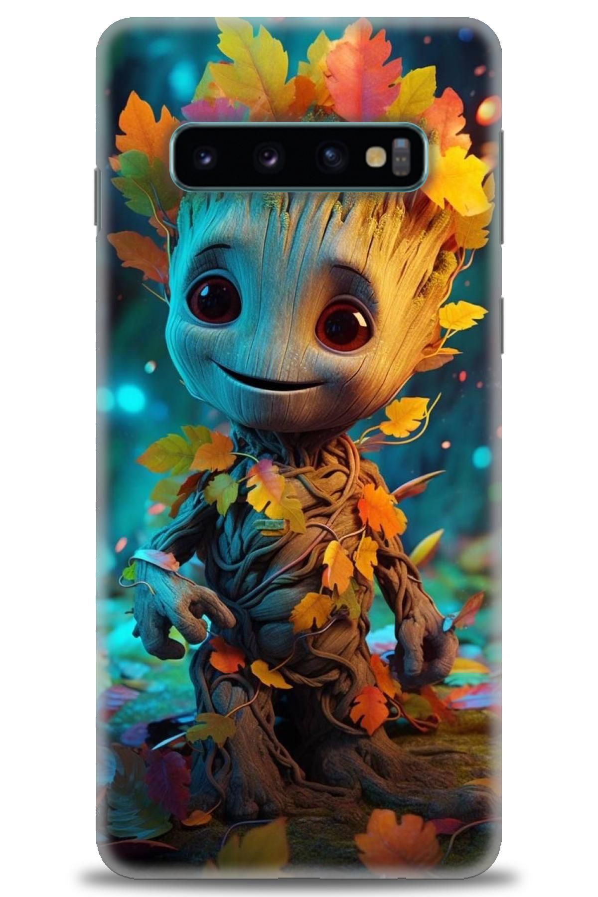 CooperTech Samsung Galaxy S10 İle Uyumlu HD Baskılı Desenli Silikon Kılıf - 630