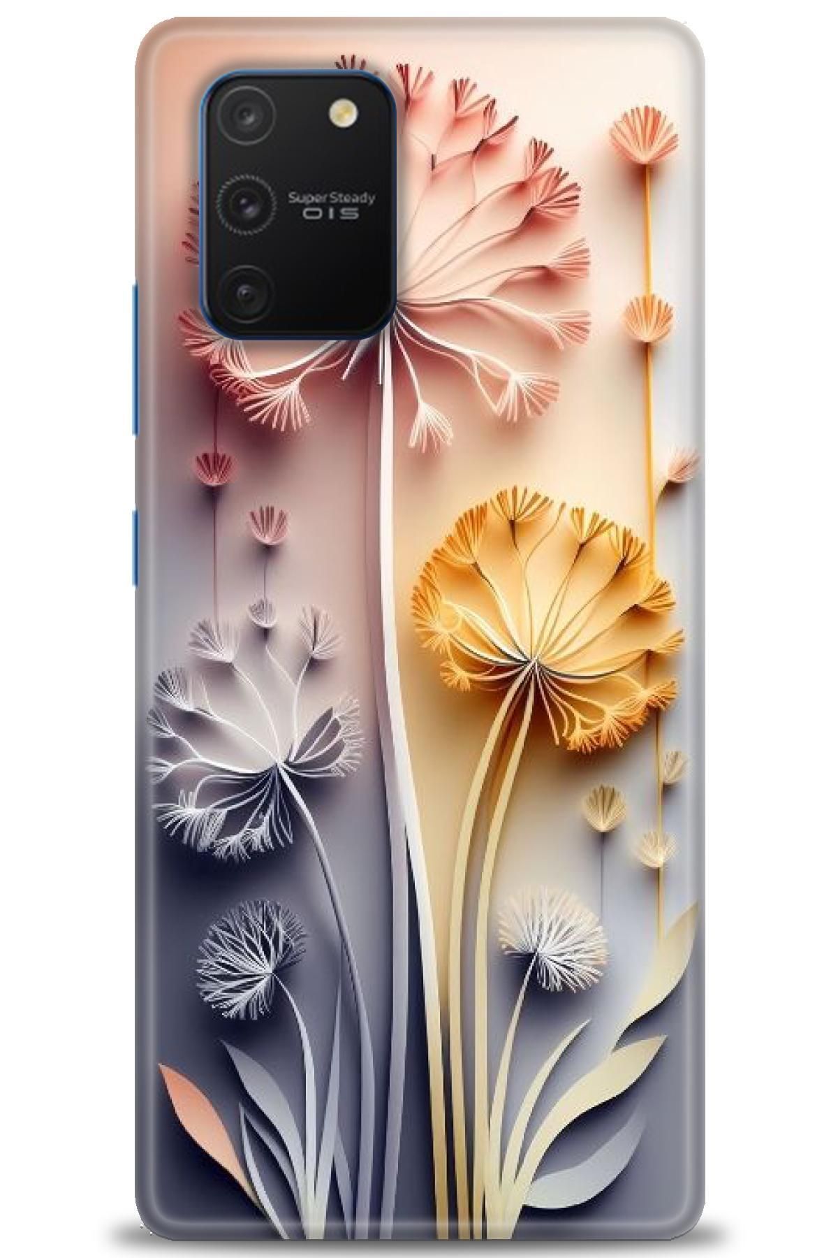 CooperTech Samsung Galaxy A91 İle Uyumlu HD Baskılı Desenli Silikon Kılıf - 180