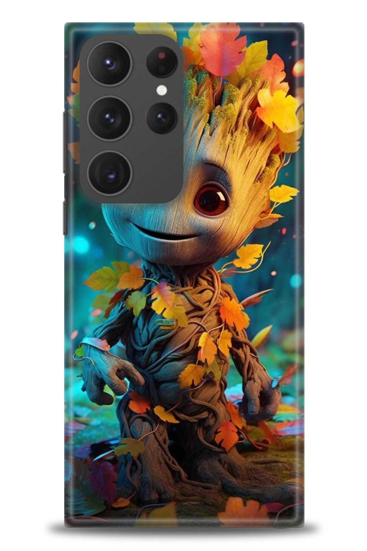 CooperTech Samsung Galaxy S23 Ultra İle Uyumlu HD Baskılı Desenli Silikon Kılıf - 630