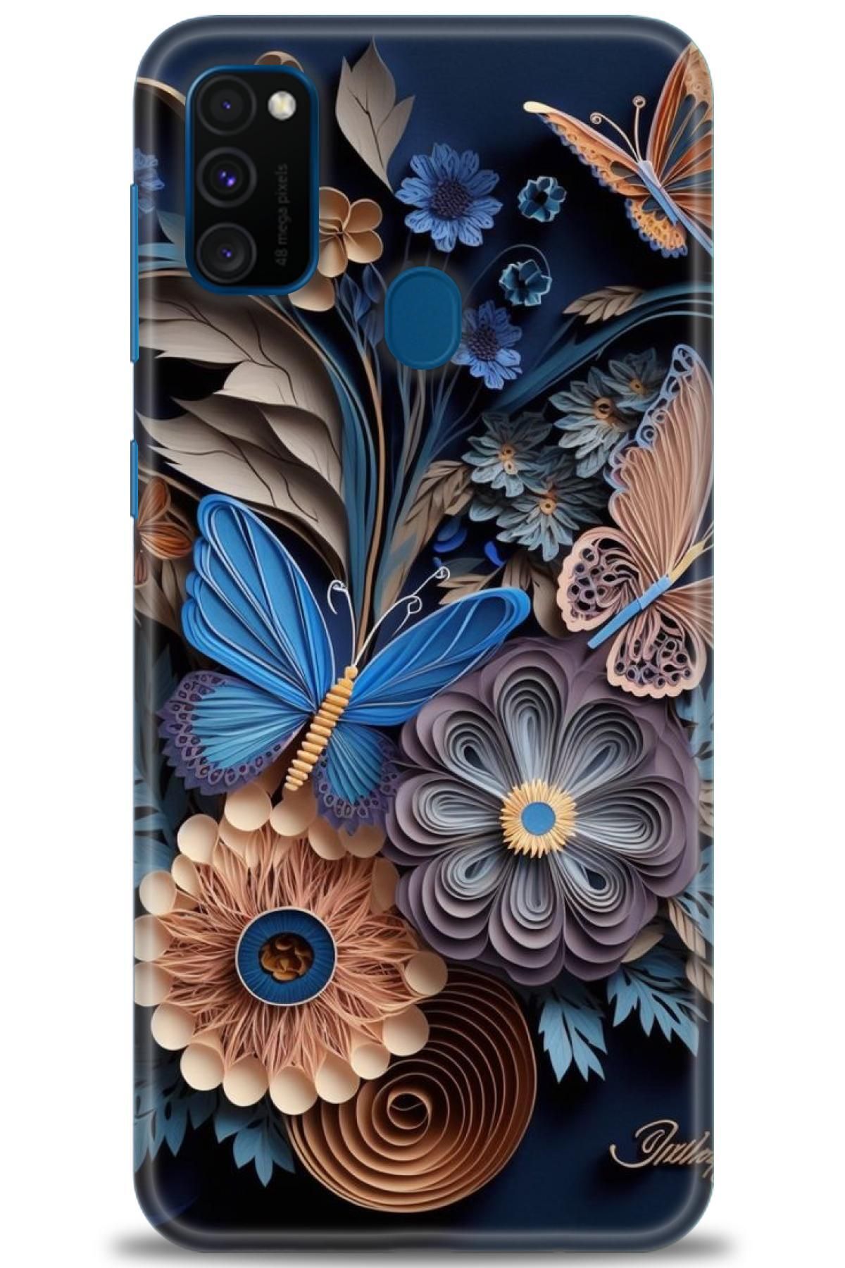 CooperTech Samsung Galaxy M30S İle Uyumlu HD Baskılı Desenli Silikon Kılıf - 351