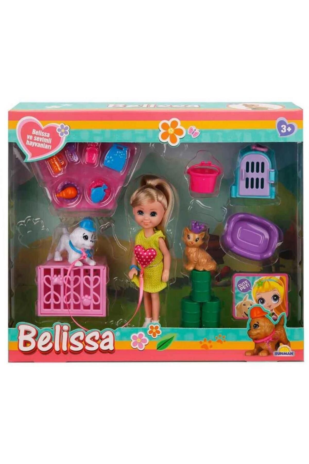 merland benvecocuk Belissa ve Sevimli Hayvanları Bakım Seti - 53803 (Lisinya)