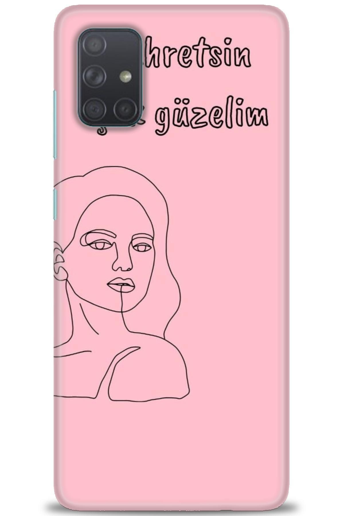 CooperTech Samsung Galaxy A71 İle Uyumlu HD Baskılı Desenli Silikon Kılıf - 207