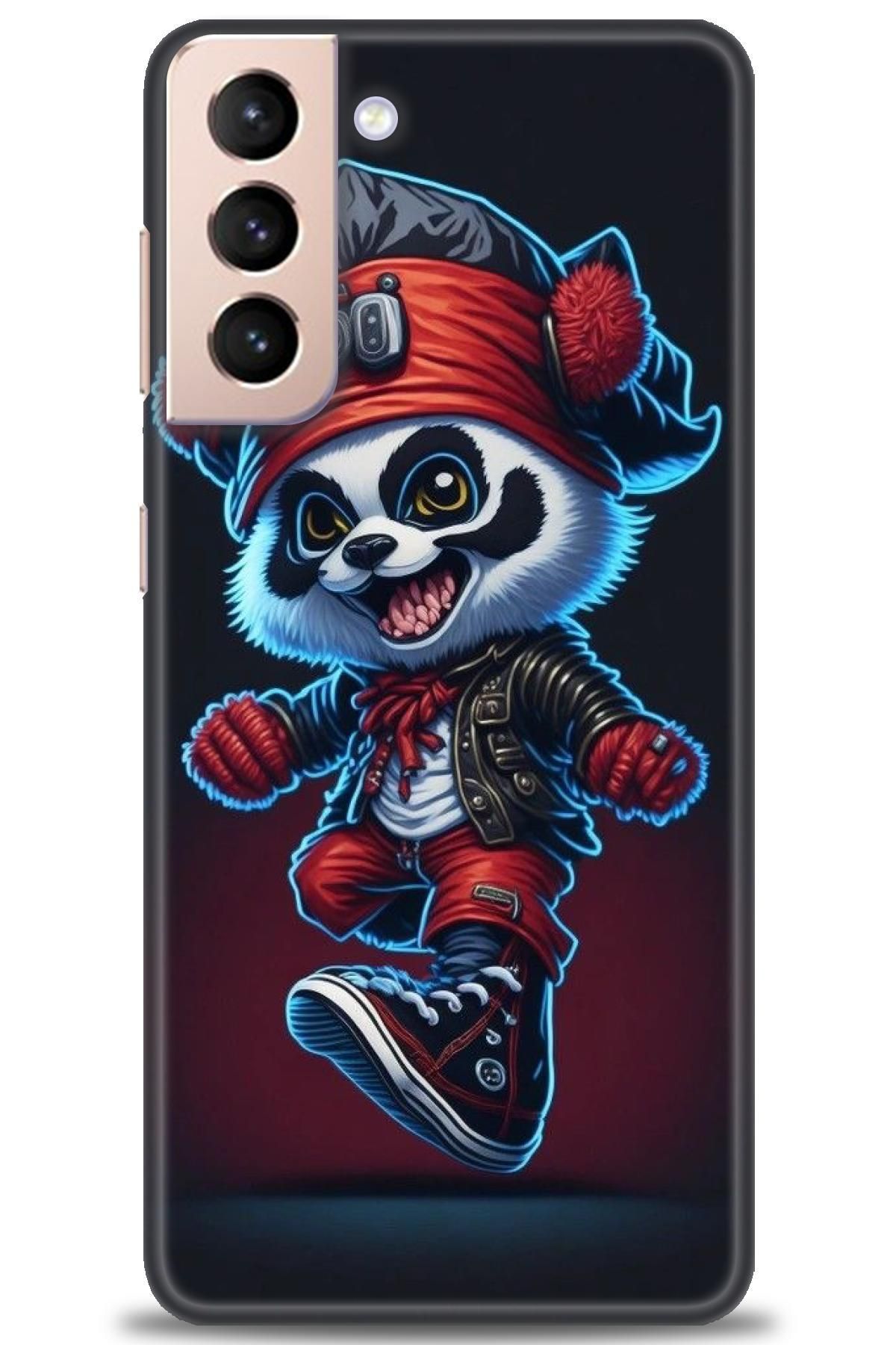 CooperTech Samsung Galaxy S21 İle Uyumlu HD Baskılı Desenli Silikon Kılıf - 135