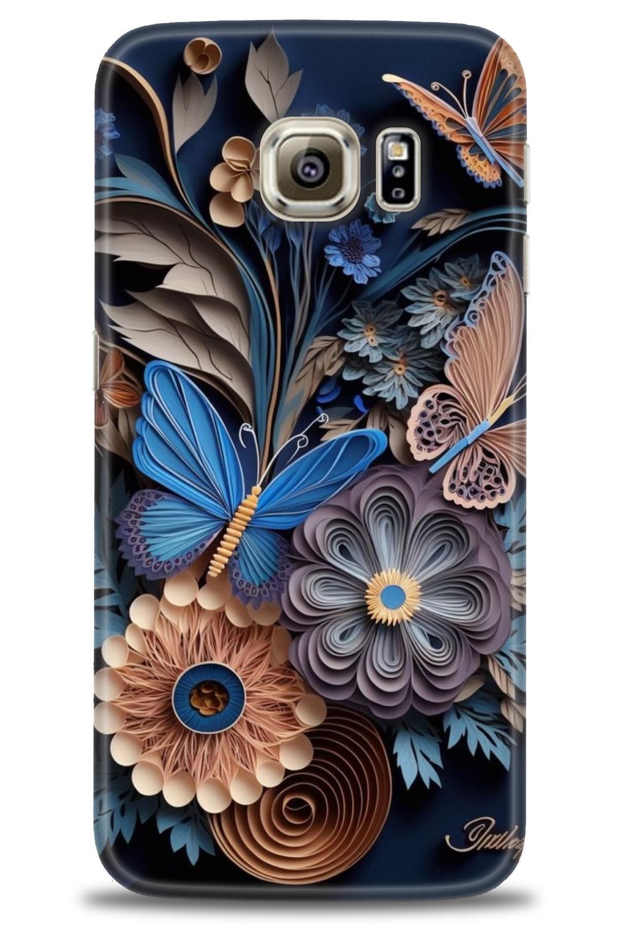 CooperTech Samsung Galaxy S6 İle Uyumlu HD Baskılı Desenli Silikon Kılıf - 351