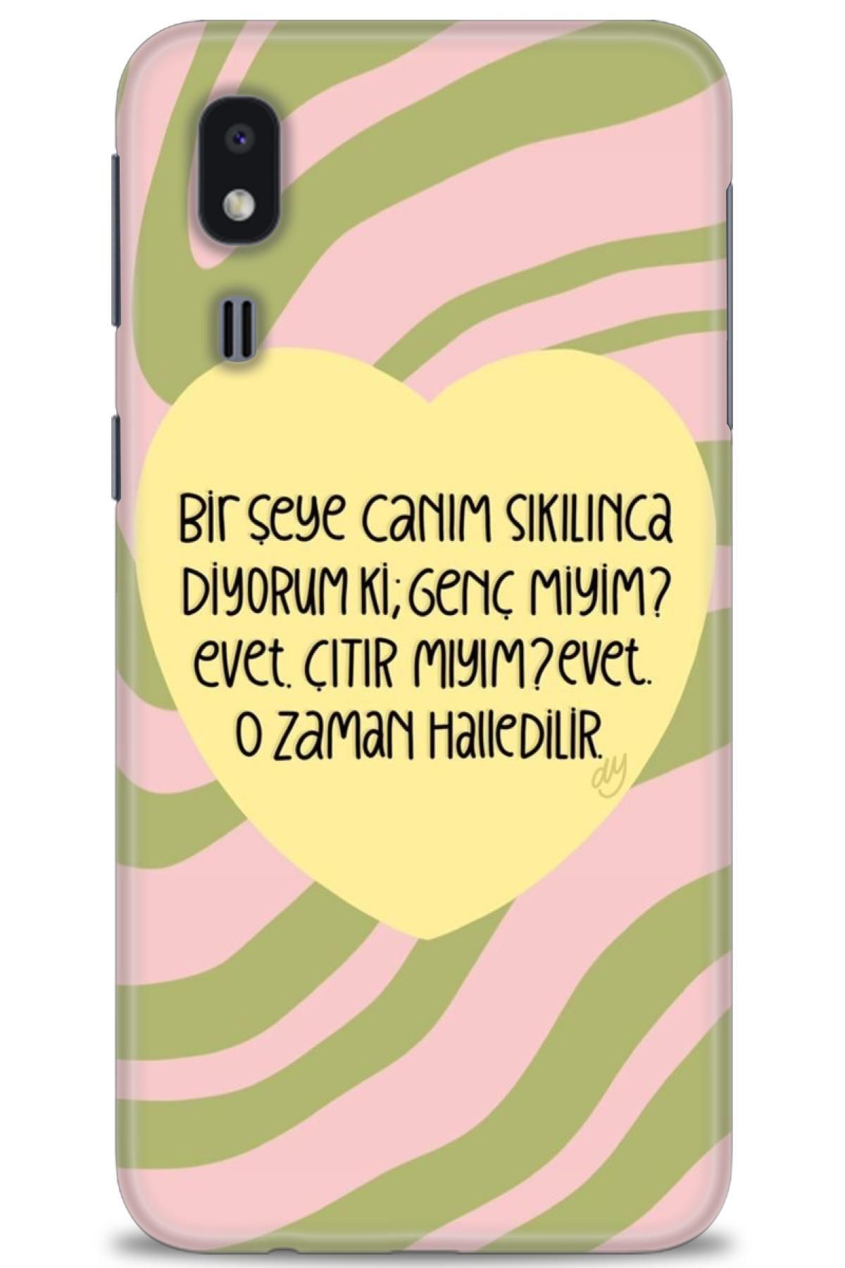 CooperTech Samsung Galaxy A2 Core İle Uyumlu HD Baskılı Desenli Silikon Kılıf - 1080