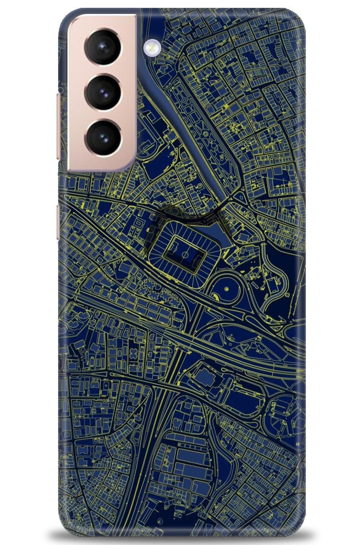 CooperTech Samsung Galaxy S21 Plus İle Uyumlu HD Baskılı Desenli Silikon Kılıf - 73