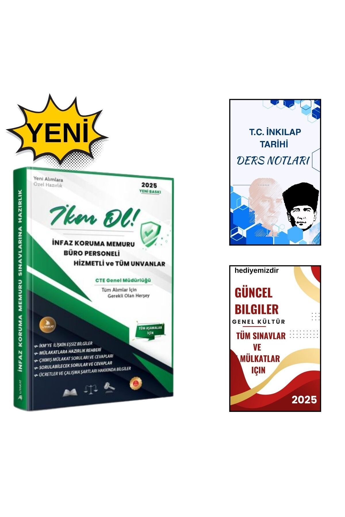 Liyakat Yayınları ADALET BAKANLIĞI PERSONEL ALIMI-İNFAZ KORUMA MEMURU-BÜRO MEMURU-KORUMA ALIMI