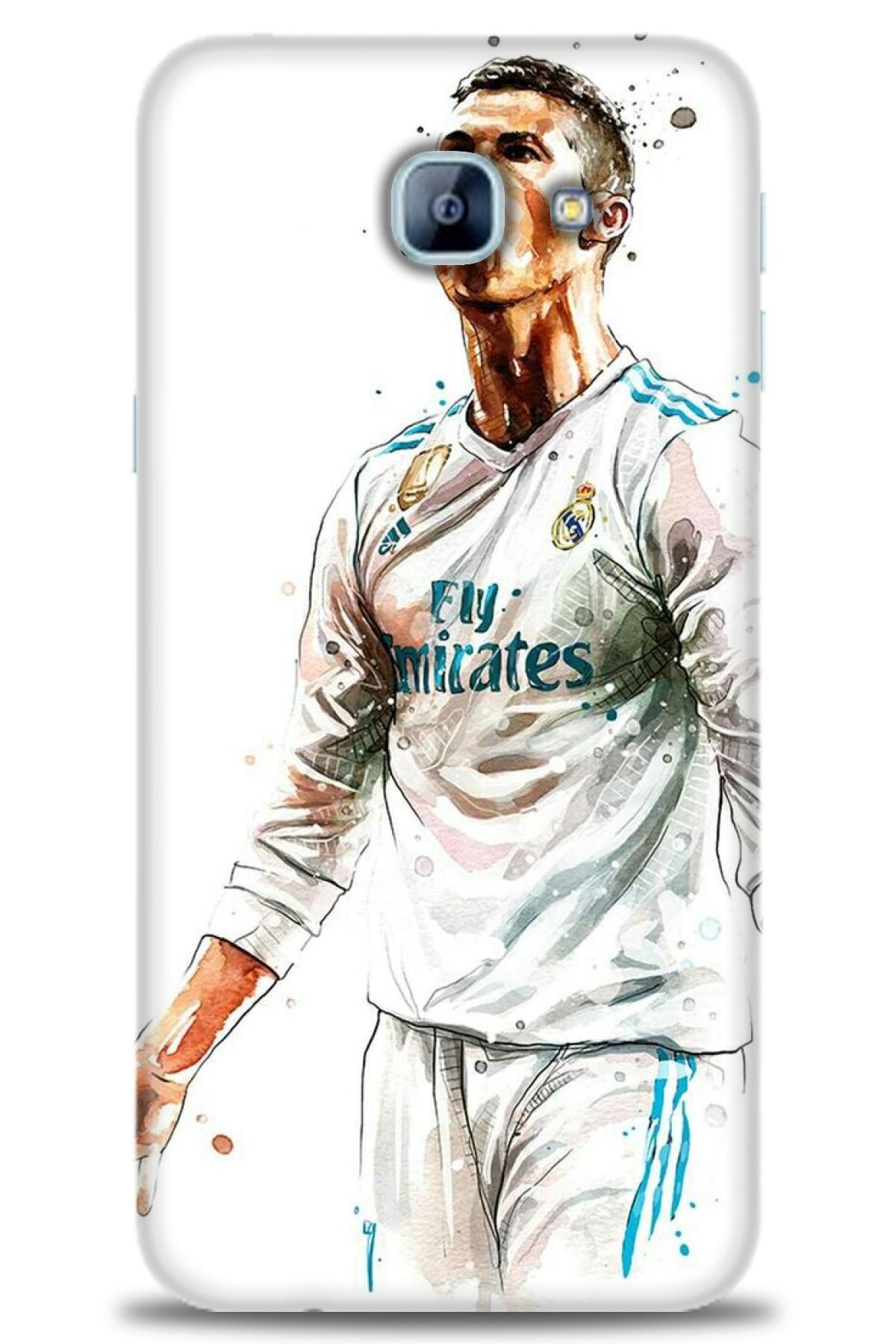 CooperTech Samsung Galaxy A8 2016 İle Uyumlu HD Baskılı Desenli Silikon Kılıf - 865