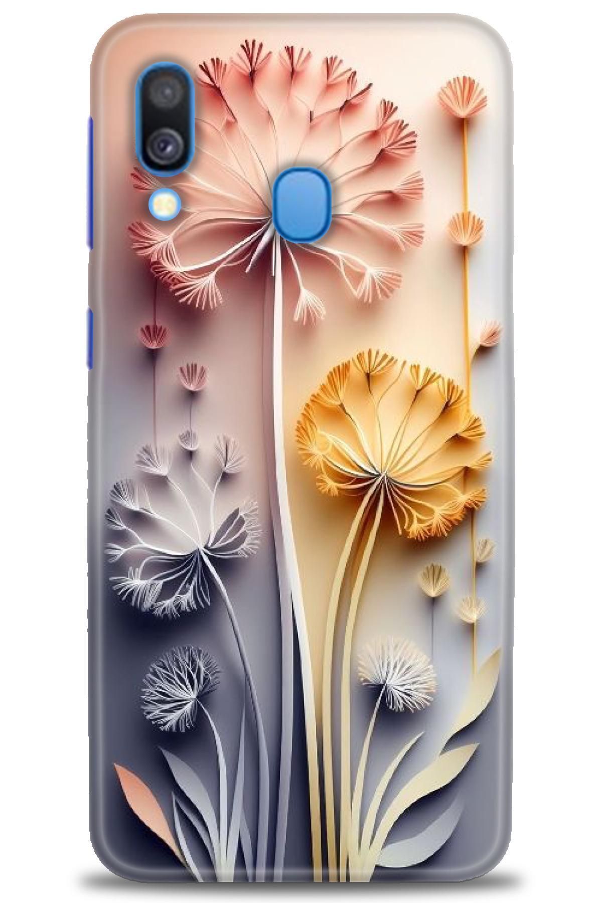 CooperTech Samsung Galaxy A40 İle Uyumlu HD Baskılı Desenli Silikon Kılıf - 180