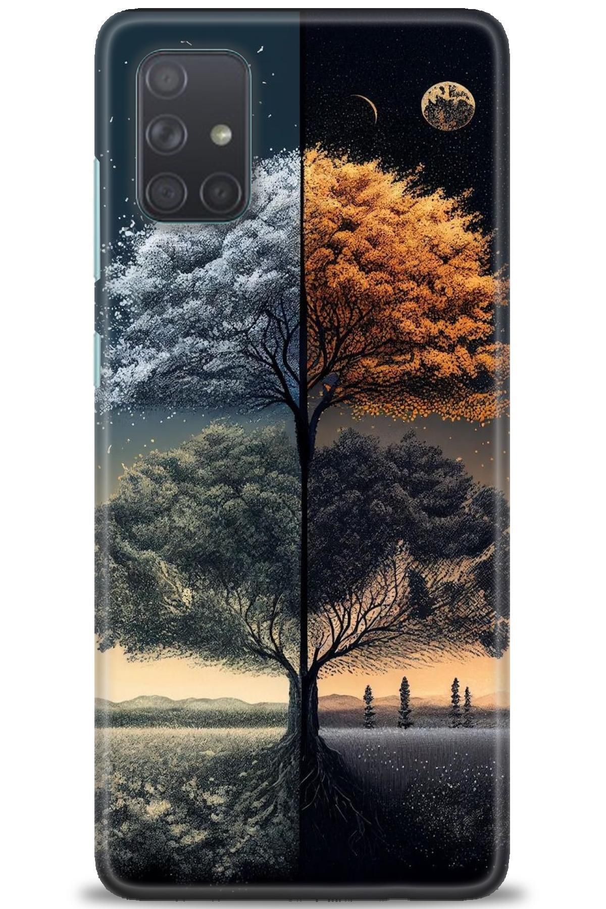 CooperTech Samsung Galaxy A51 İle Uyumlu HD Baskılı Desenli Silikon Kılıf - 621