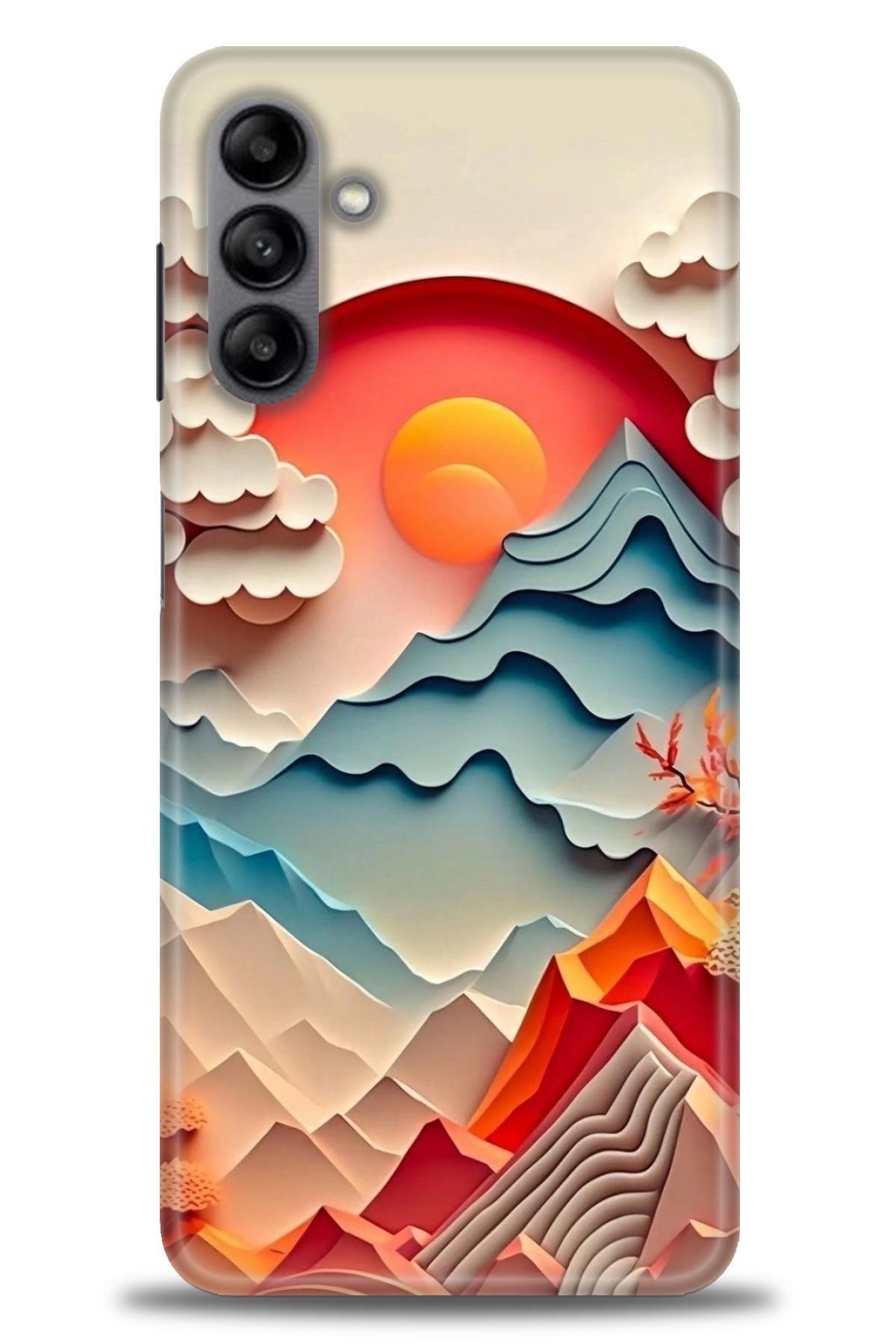 CooperTech Samsung Galaxy A04S İle Uyumlu HD Baskılı Desenli Silikon Kılıf - 847