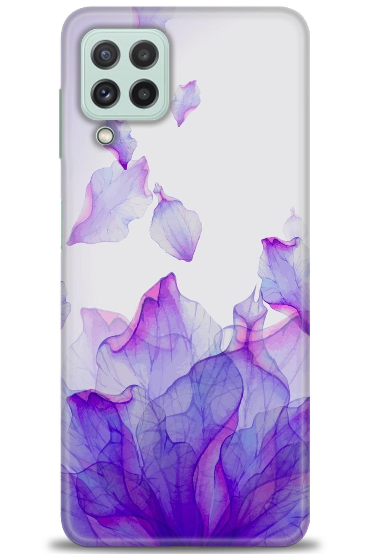 CooperTech Samsung Galaxy M32 İle Uyumlu HD Baskılı Desenli Silikon Kılıf - 801