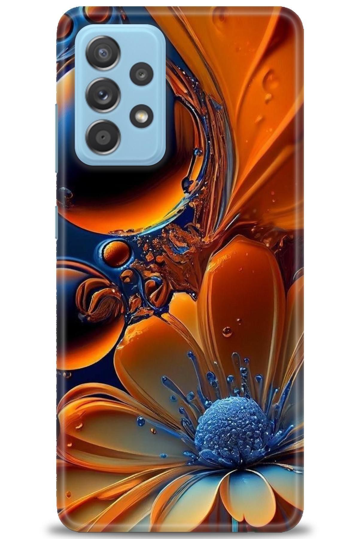 CooperTech Samsung Galaxy A52S 5G İle Uyumlu HD Baskılı Desenli Silikon Kılıf - 360