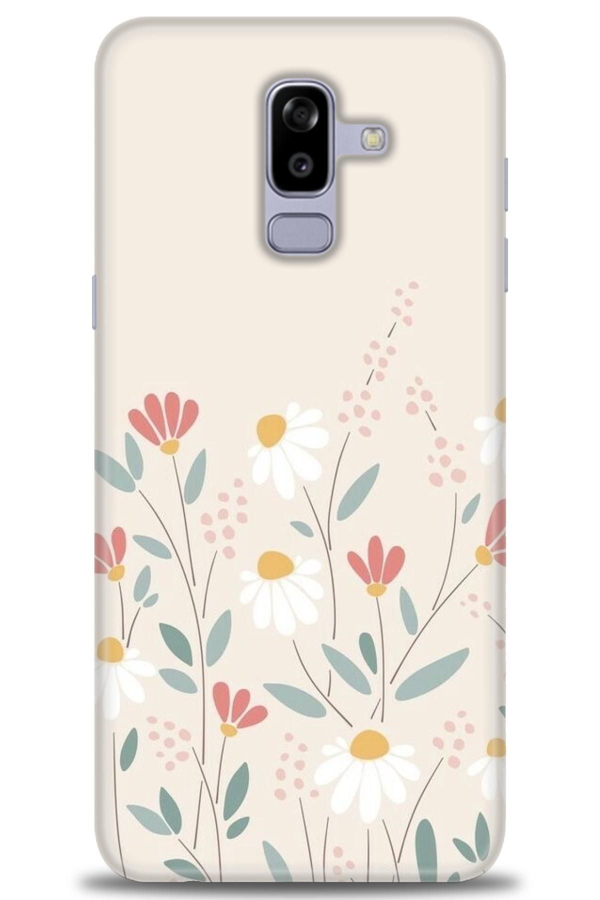 CooperTech Samsung Galaxy A6 Plus 2018 İle Uyumlu HD Baskılı Desenli Silikon Kılıf - 540