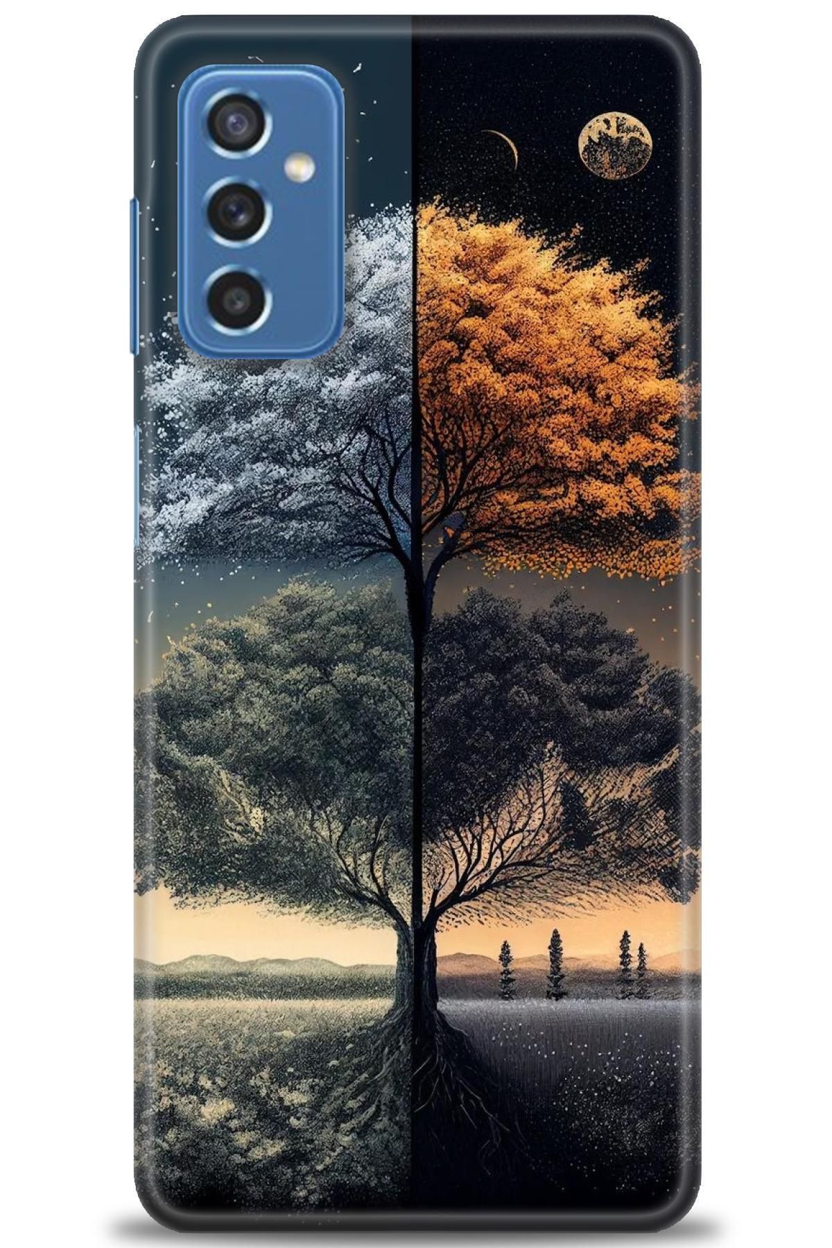 CooperTech Samsung Galaxy M52 5G İle Uyumlu HD Baskılı Desenli Silikon Kılıf - 621