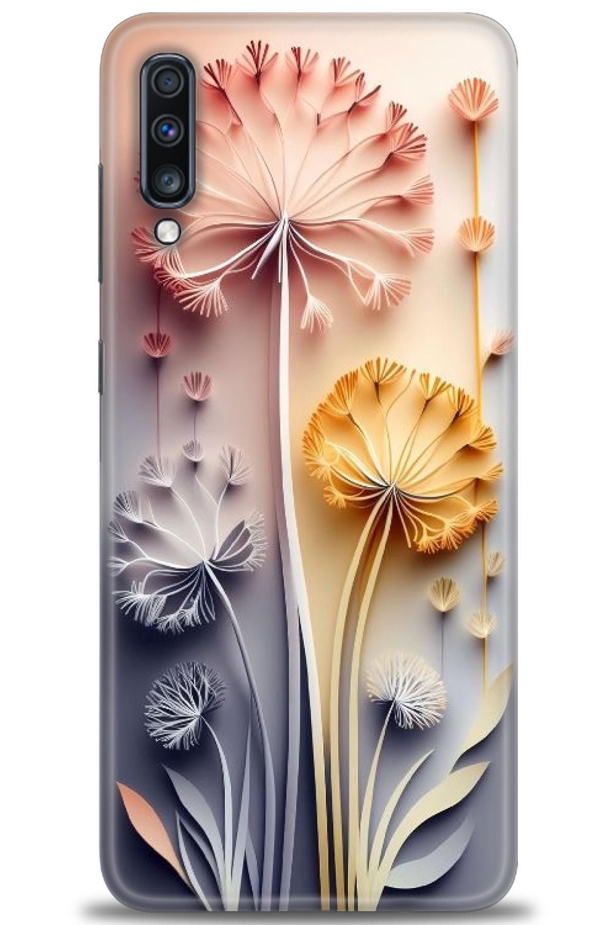 CooperTech Samsung Galaxy A70 İle Uyumlu HD Baskılı Desenli Silikon Kılıf - 180