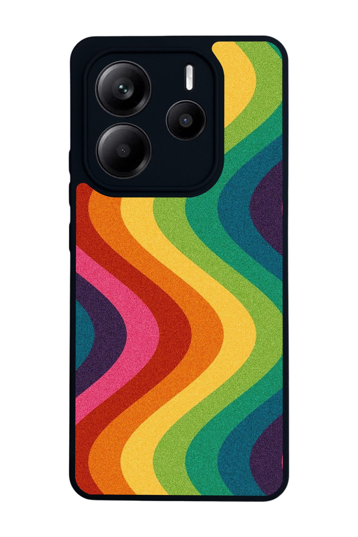 BGAKSESUAR Xiaomi Redmi Note 14 Mat Siyah uyumlu Kılıf – Yumuşak Silikon, Koruyucu, Şok Emici Kapak