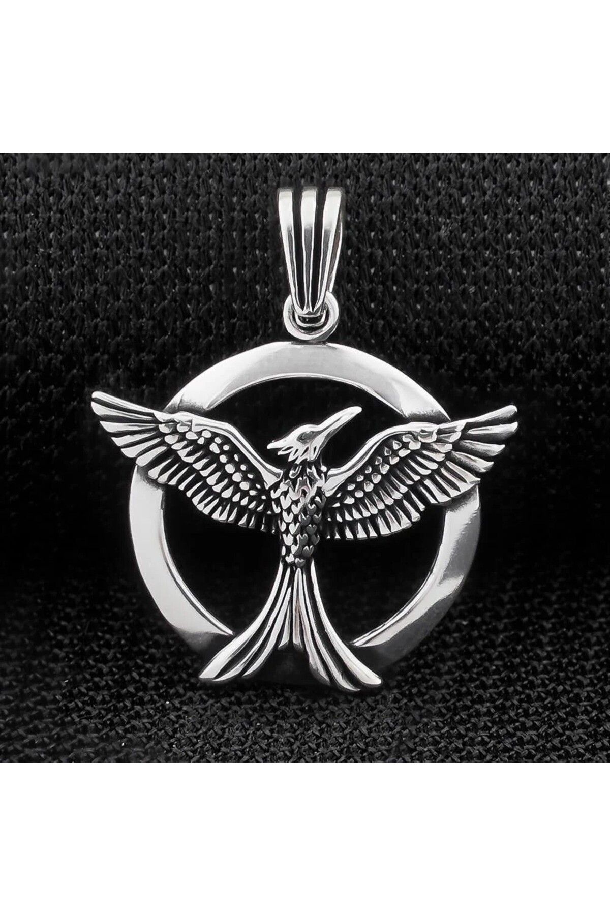 shop Anka Kuşu 925 Ayar Gümüş Erkek Kolye