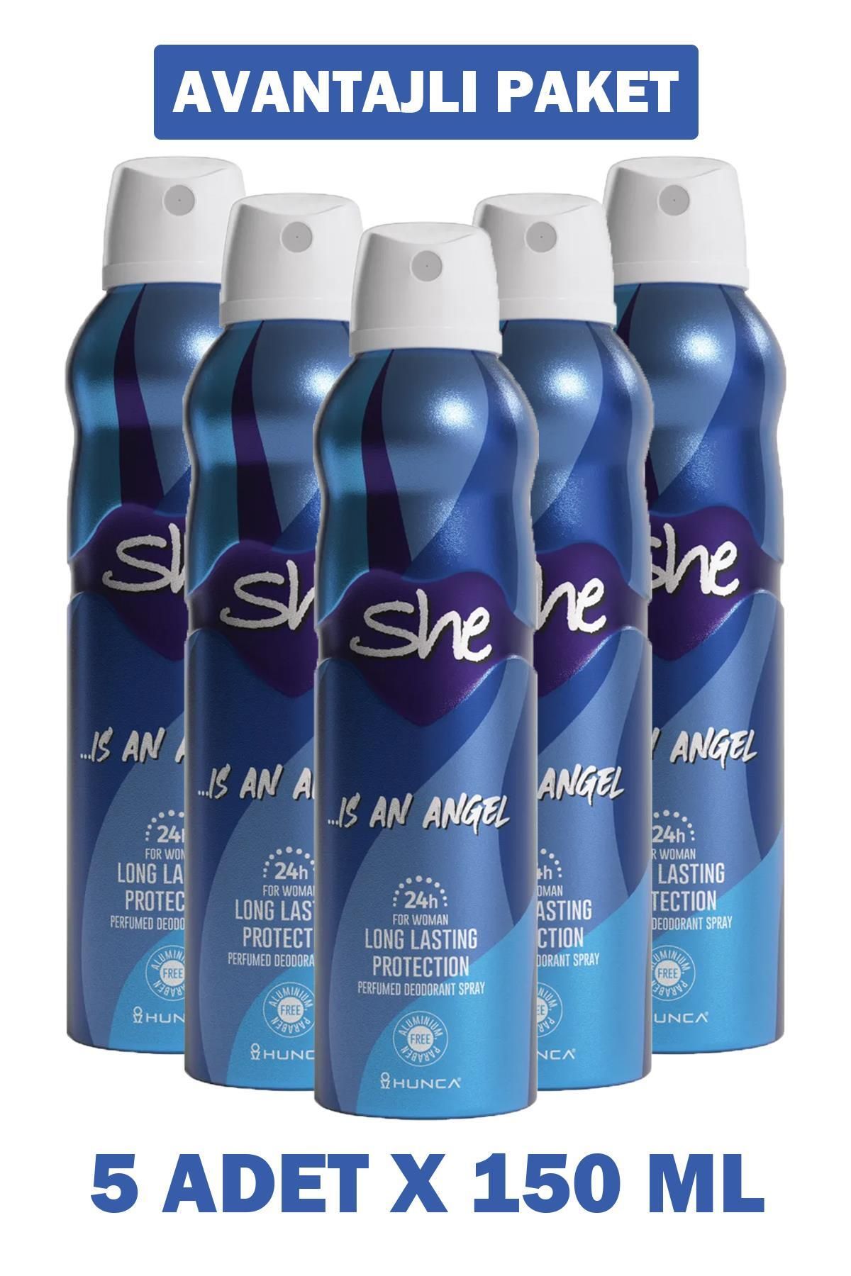 Seddar Collection She Women Deodorant Angel 150 ml 5 Adet