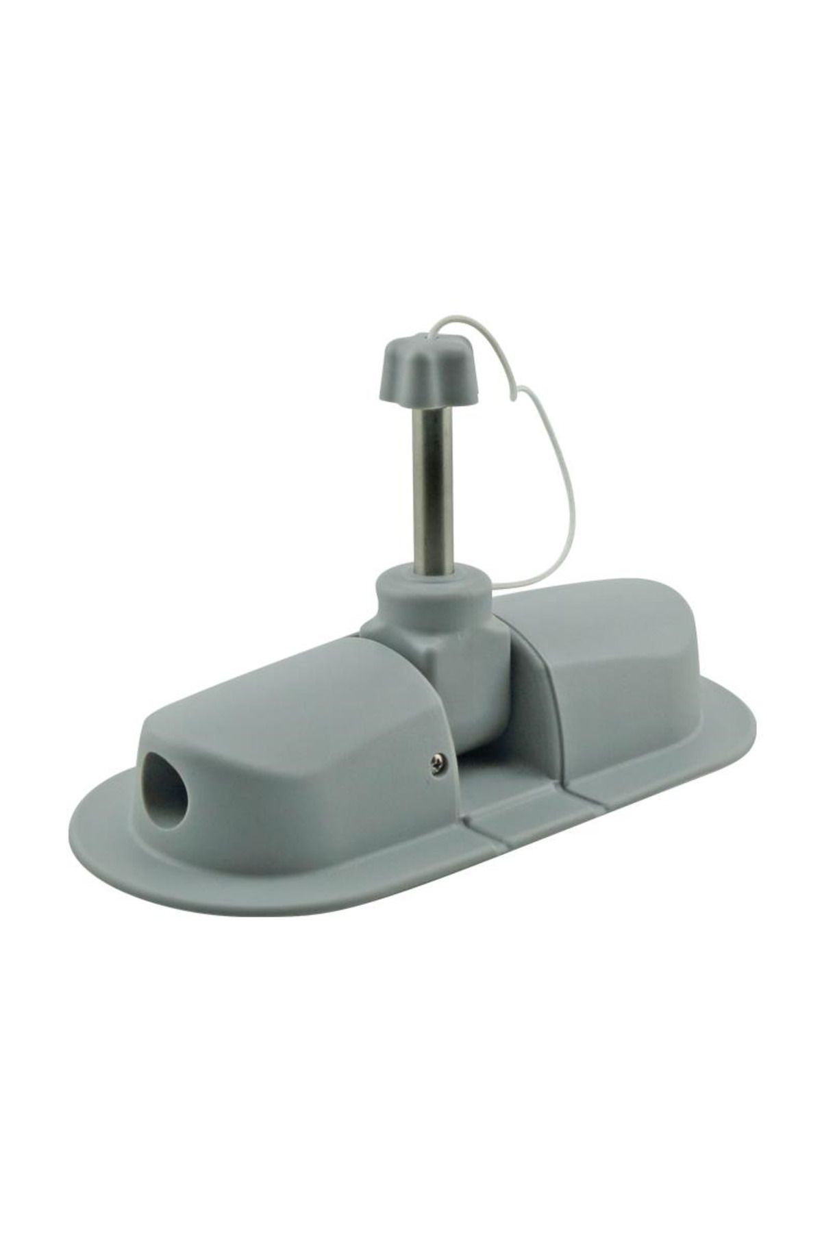 LALIZAS Rowlock Socket with metal pin, Grey