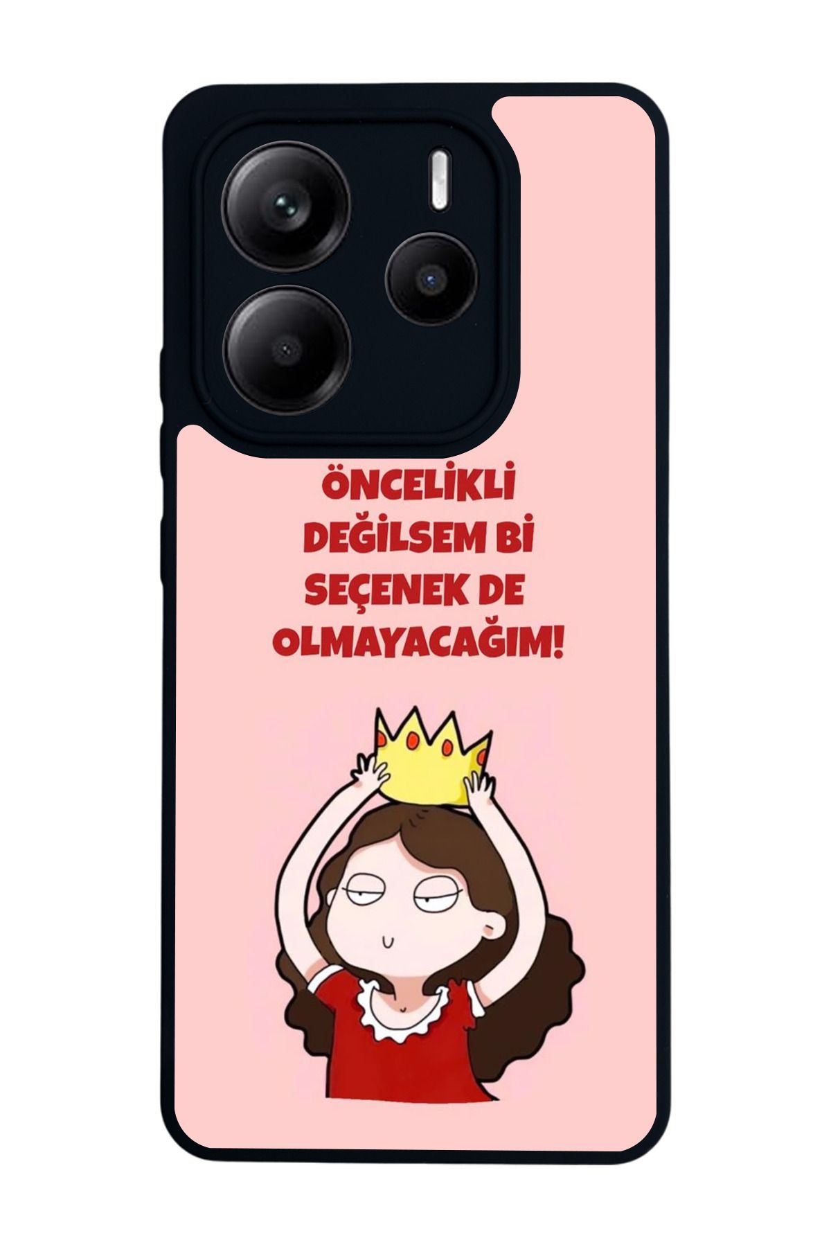 BGAKSESUAR Xiaomi Redmi Note 14 Mat Siyah uyumlu Kılıf – Yumuşak Silikon, Koruyucu, Şok Emici Kapak