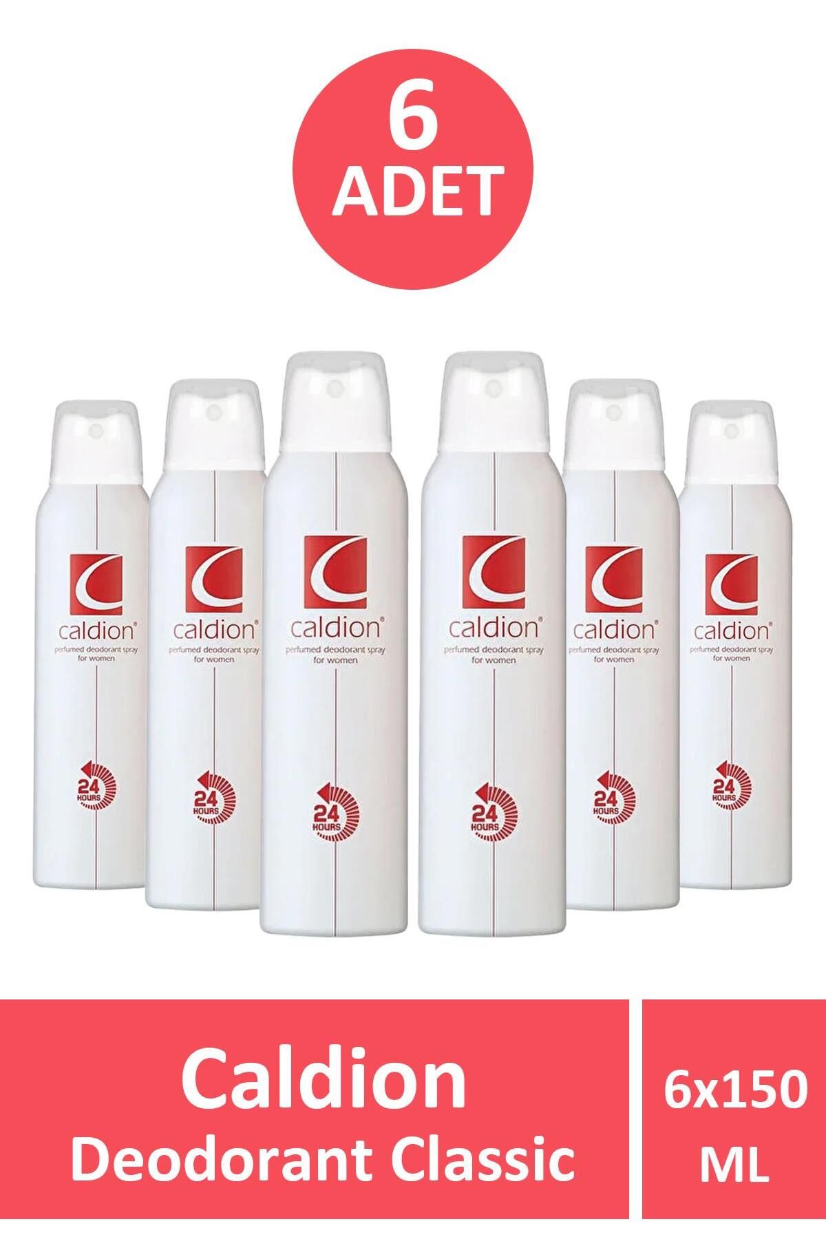 Seddar Collection Caldion Classic Deodorant Kadın 150 ml 6 Adet