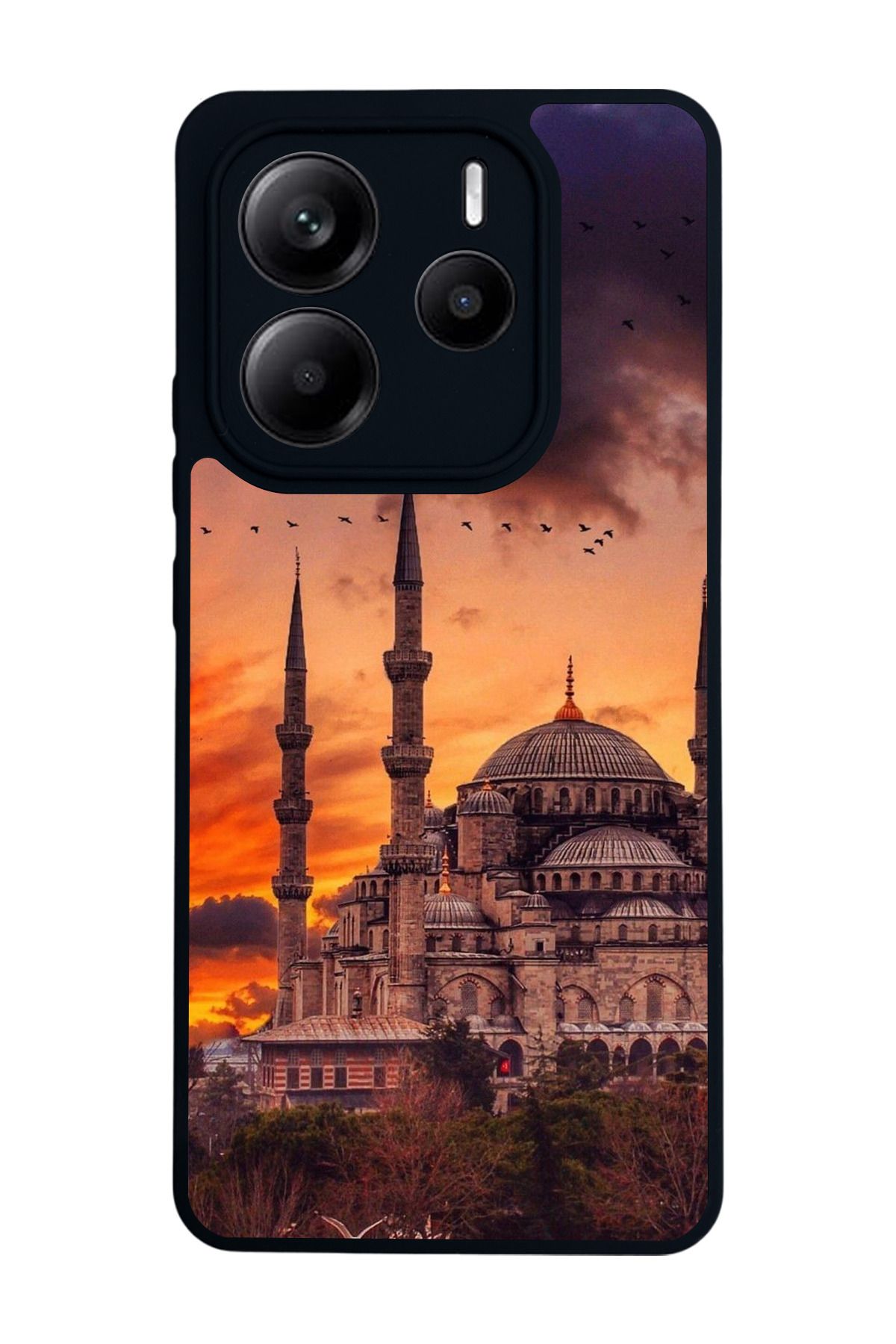 BGAKSESUAR Xiaomi Redmi Note 14 Mat Siyah uyumlu Kılıf – Yumuşak Silikon, Koruyucu, Şok Emici Kapak