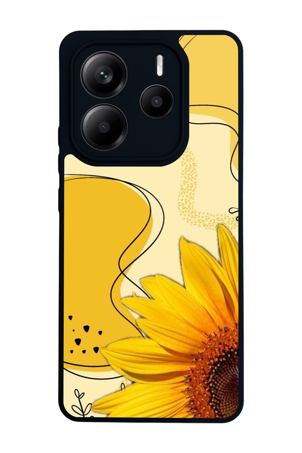 BGAKSESUAR Xiaomi Redmi Note 14 Mat Siyah uyumlu Kılıf – Yumuşak Silikon, Koruyucu, Şok Emici Kapak