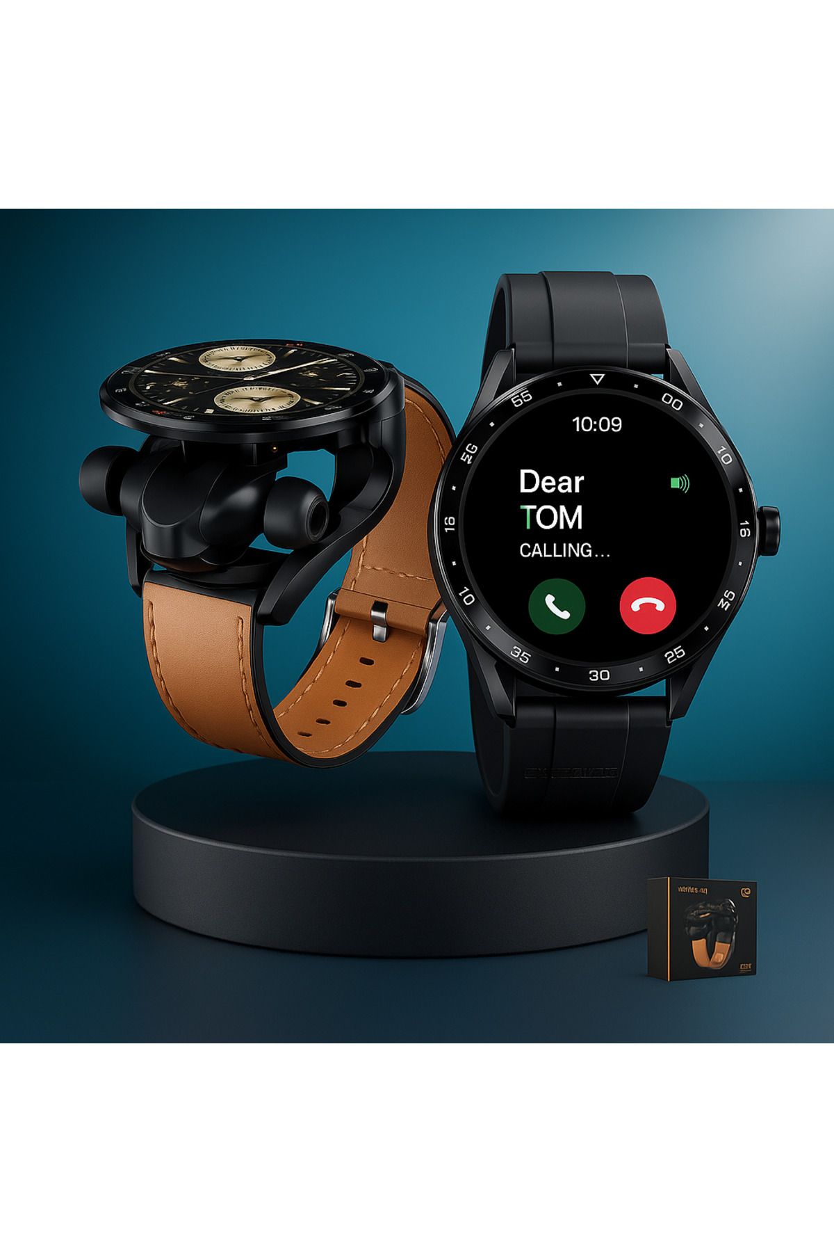 Aragetirsin GT5 Watch Buds Bluetooth Kulaklıklı Akıllı Saat – Kalp Atış - Spor Takibi – Türkçe Dil Desteği