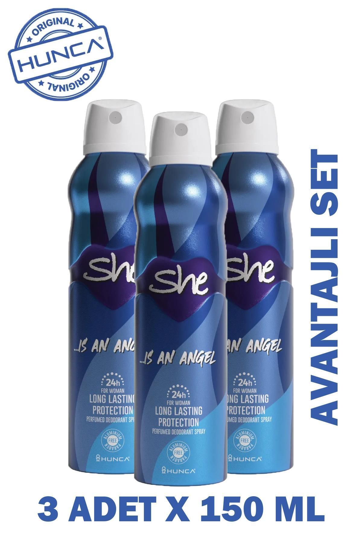 Seddar Collection She Women Deodorant Angel 150 ml 3 Adet