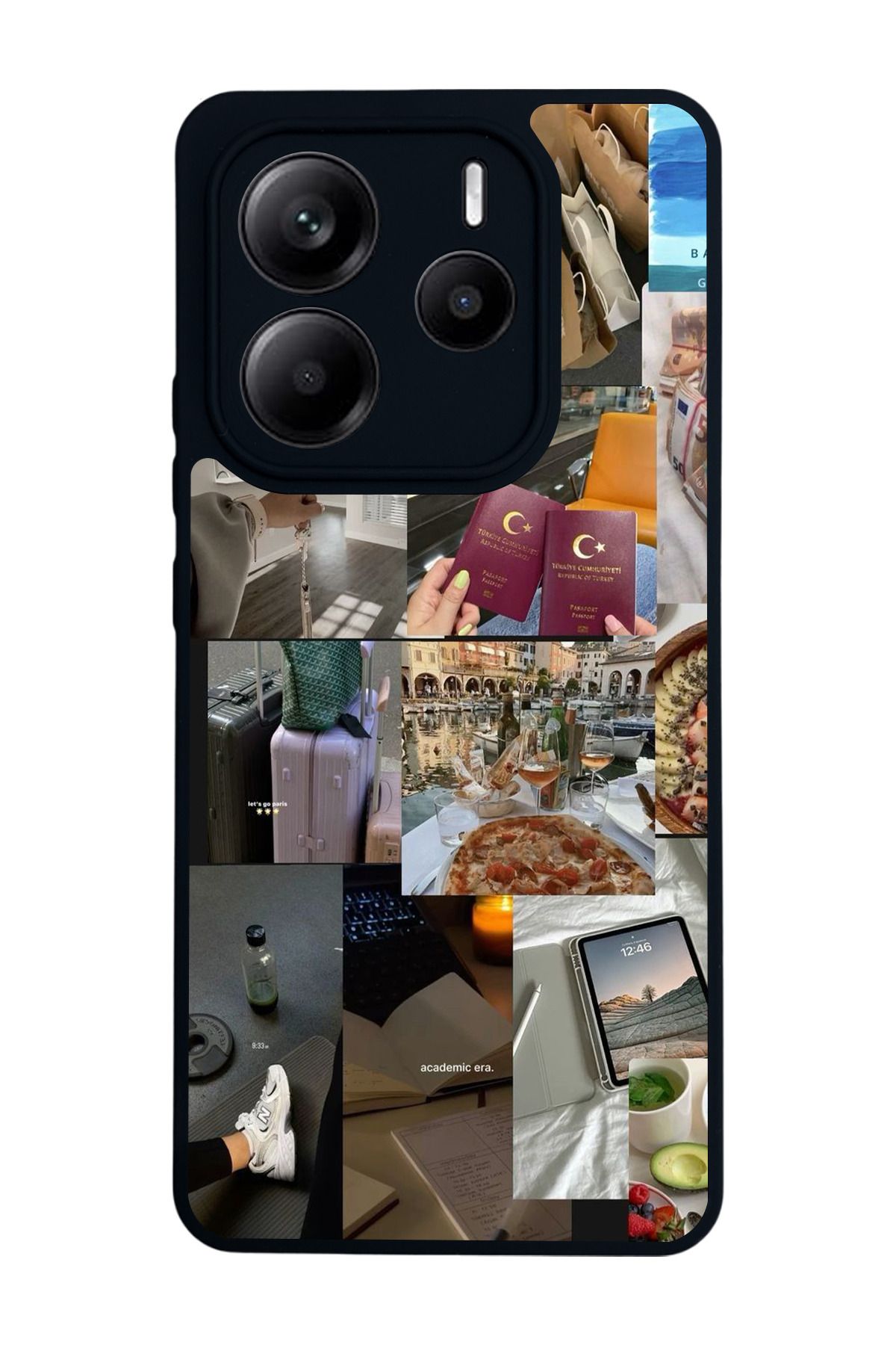 BGAKSESUAR Xiaomi Redmi Note 14 Mat Siyah uyumlu Kılıf – Yumuşak Silikon, Koruyucu, Şok Emici Kapak
