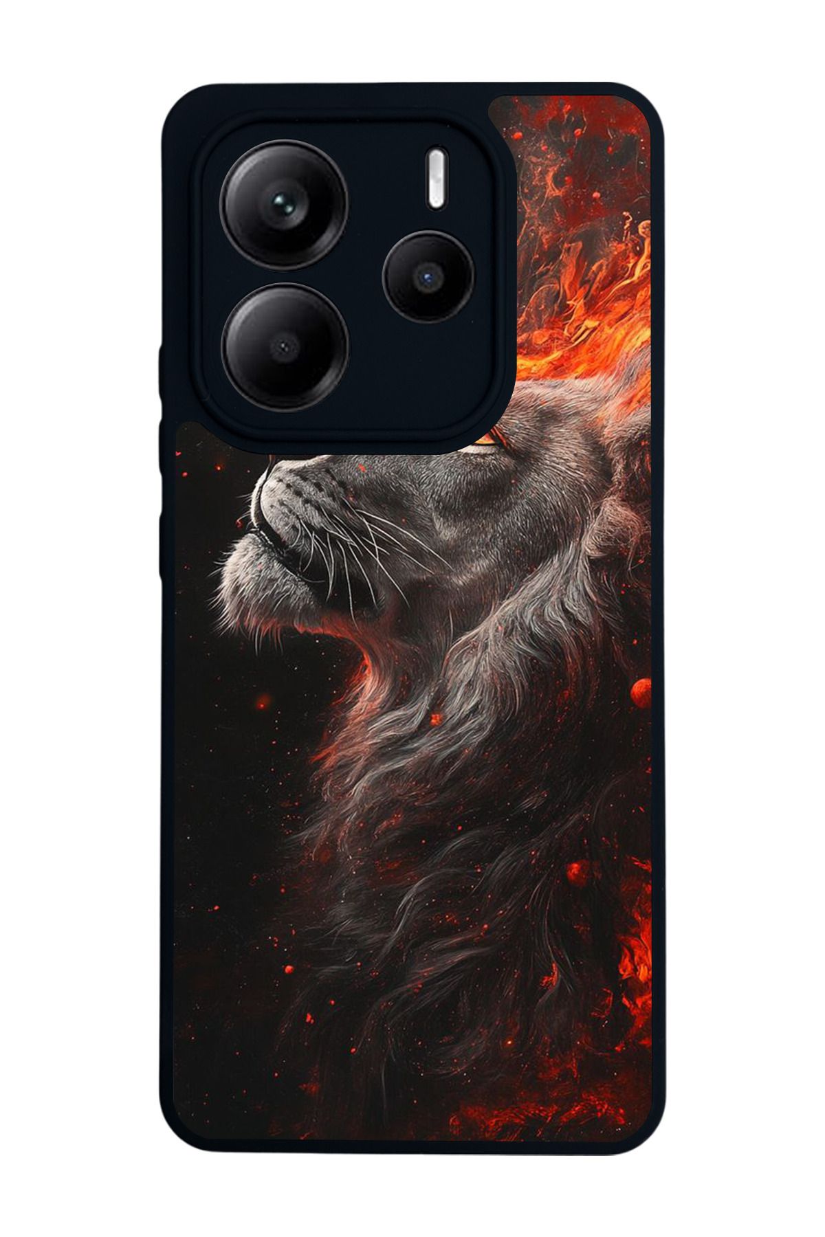 BGAKSESUAR Xiaomi Redmi Note 14 Mat Siyah uyumlu Kılıf – Yumuşak Silikon, Koruyucu, Şok Emici Kapak
