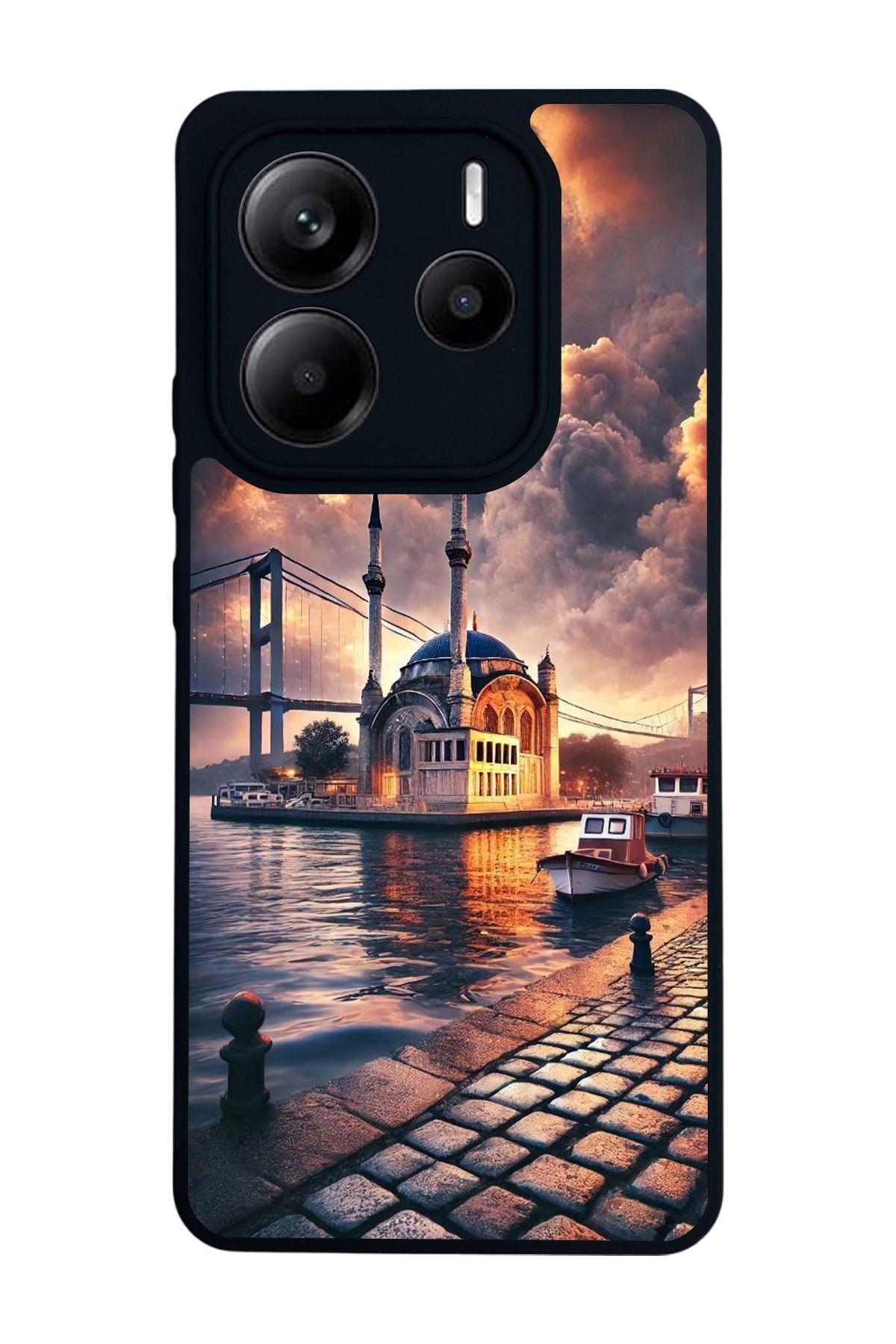BGAKSESUAR Xiaomi Redmi Note 14 Mat Siyah uyumlu Kılıf – Yumuşak Silikon, Koruyucu, Şok Emici Kapak