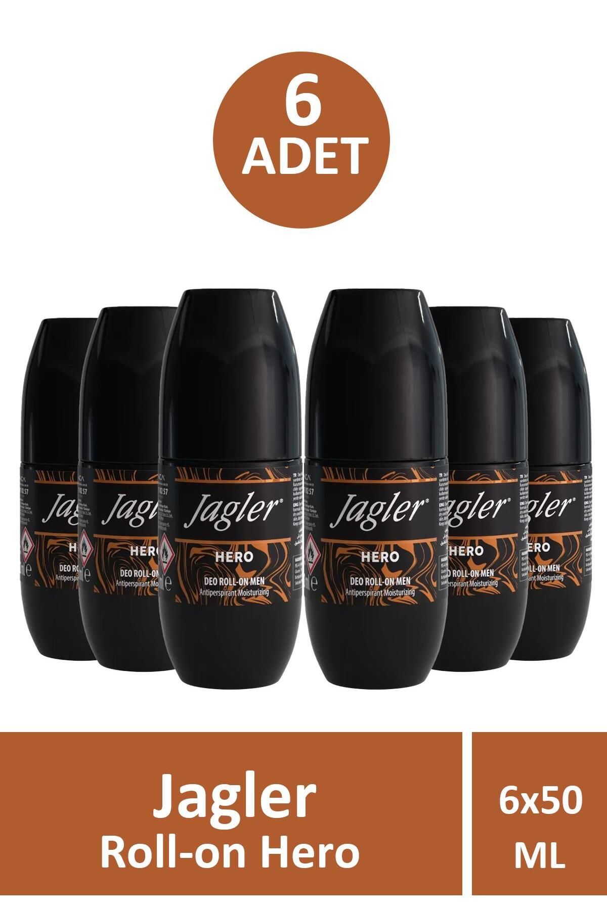 Seddar Collection Jagler Roll-On Hero Erkek 50 ml 6 Adet
